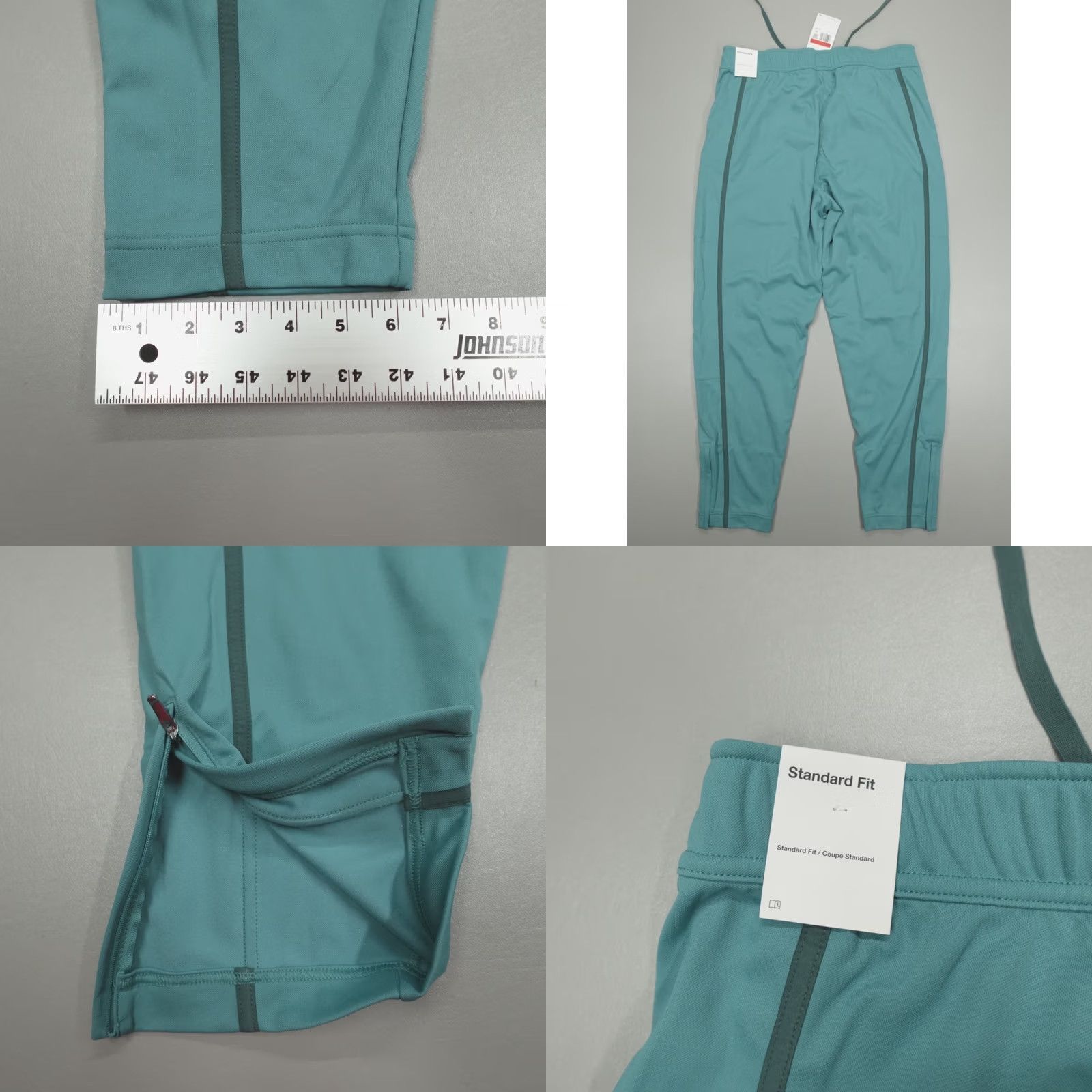 Nike Nike Court Wimbledon Heritage Tennis Pants Mens L Green Nike Dri-FIT Track Pants, Regular, Pockets, Quick Dry, 30 Inseam, Courtside Athleticwear Size US 33 - 8 Thumbnail