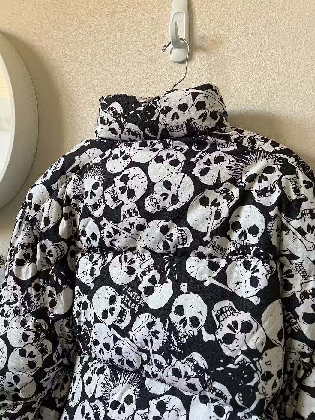 ERL ERL Black Skull Down All Over Print Puffer Jacket Size US L / EU 52-54 / 3 - 12 Thumbnail