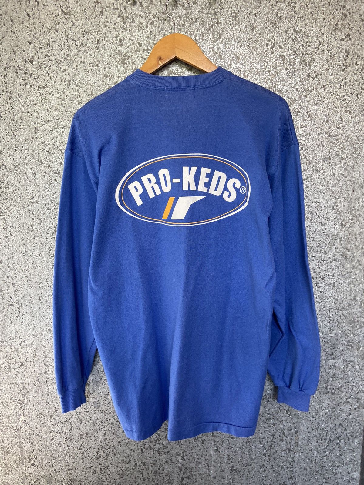 Pro-Keds 🔥 Vintage Prokeds t shirt long sleeve big logo Size US XL / EU 56 / 4 - 1 Thumbnail
