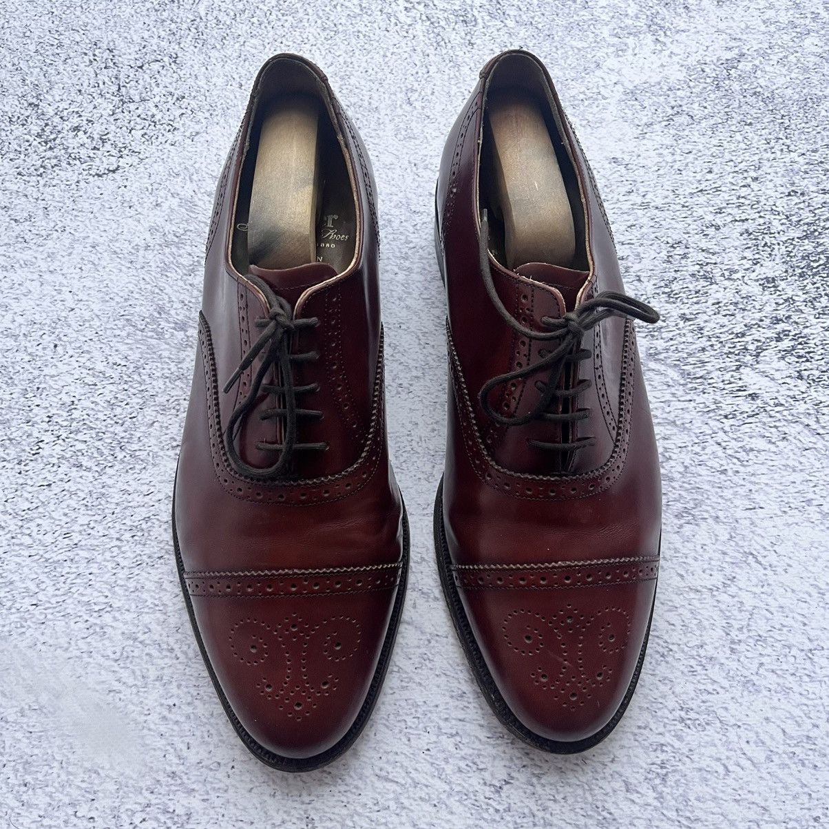 Barker × Handmade Barker England Handmade Brown Oxford leather US10 Size US 10 / EU 43 - 4 Thumbnail