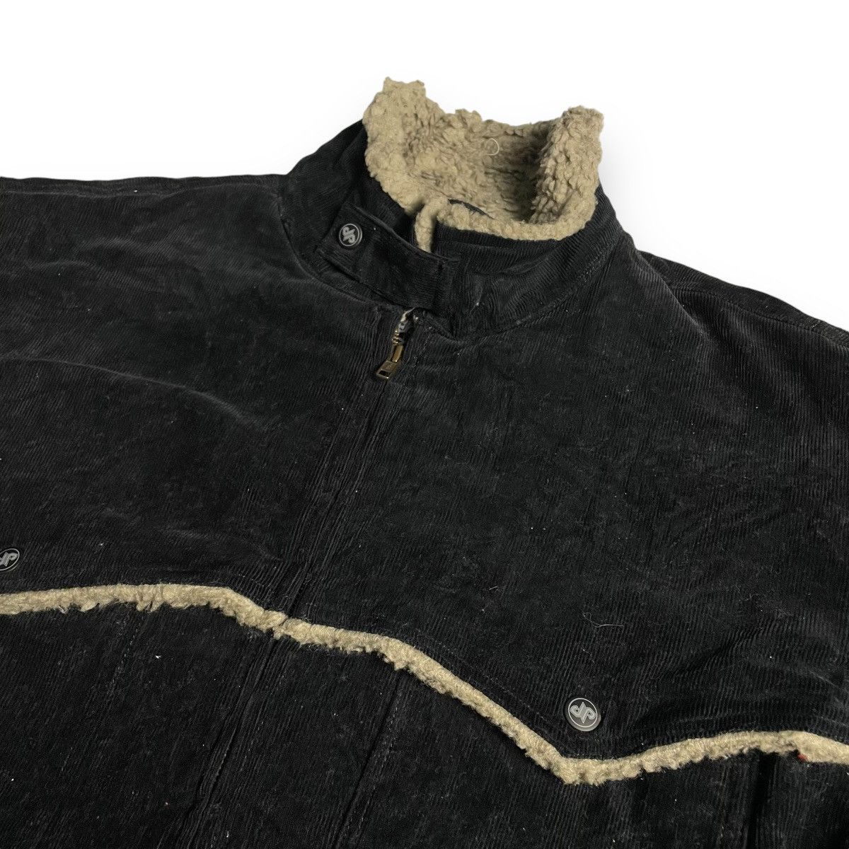 If Six Was Nine 🇯🇵 PROJECT SRS CORDUROY LINED FUR / SHERPA FULL ZIP JACKET Size US S / EU 44-46 / 1 - 6 Thumbnail