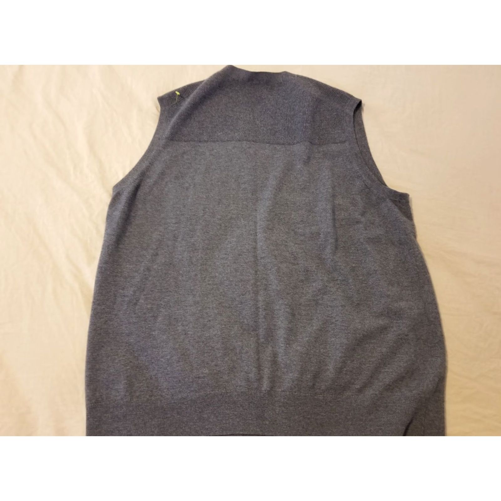 Faconnable Mens Faconnable Wool Vest 2XL Gray Vest Mens Wool Solid Button Casual 2XL Overall Warmth Winter Fall Spring Clothing Size US XXL / EU 58 / 5 - 5 Thumbnail
