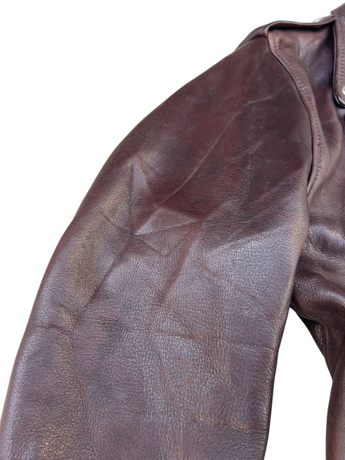 Indian Motorcycle RARE! 60s 70s Indian Motorcycle Embroidery Leather Jacket Size US S / EU 44-46 / 1 - 5 Thumbnail