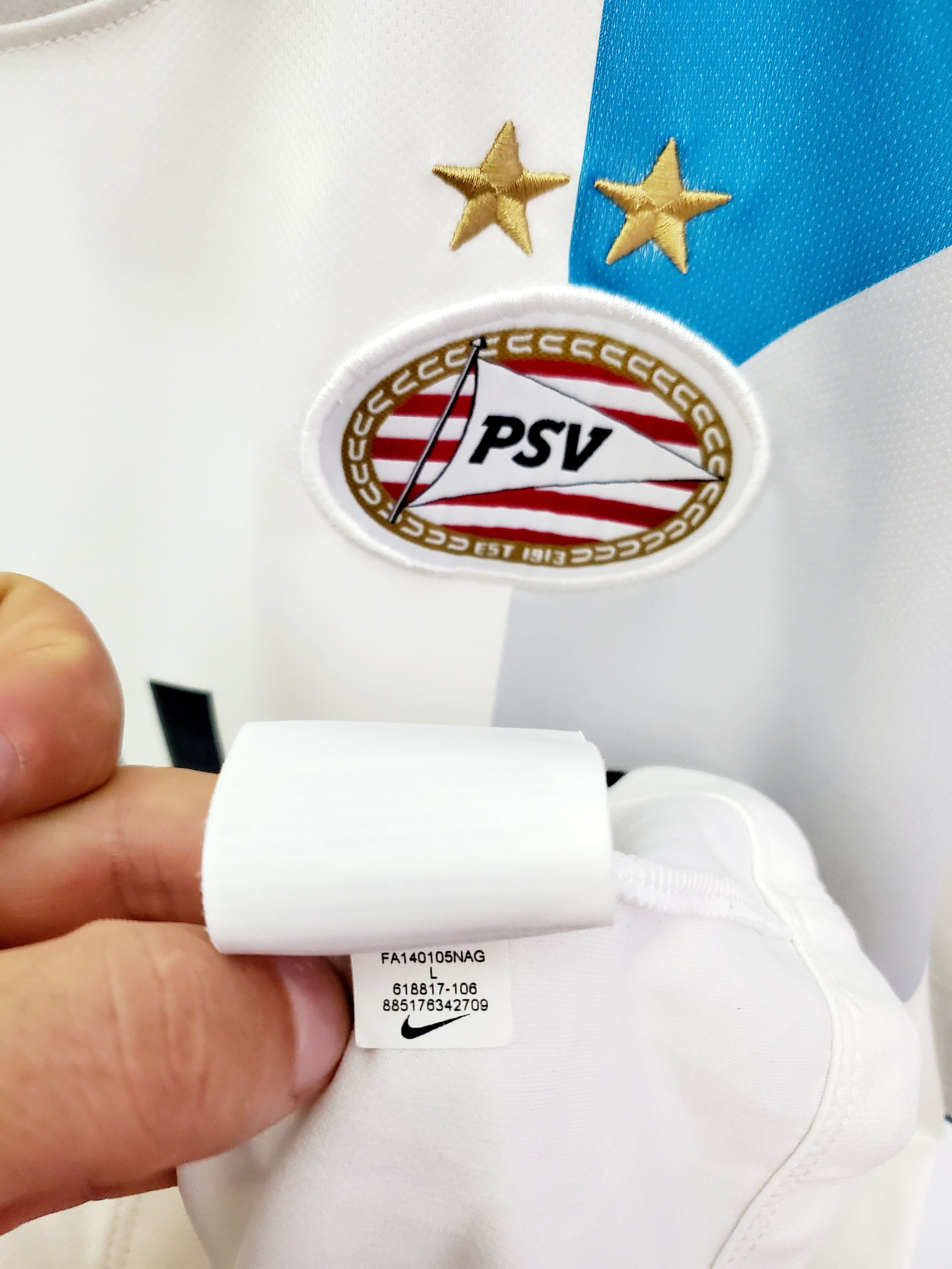 Nike PSV Eindhoven Away Shirt 2014-2015 Jersey New condition L Size US L / EU 52-54 / 3 - 4 Thumbnail