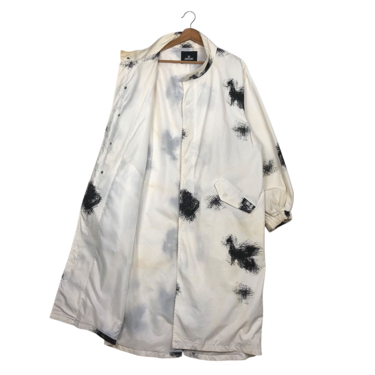 Japanese Brand 📌Vintage Long Jacket Painted Design Not Conventional Japan Size US M / EU 48-50 / 2 - 13 Thumbnail