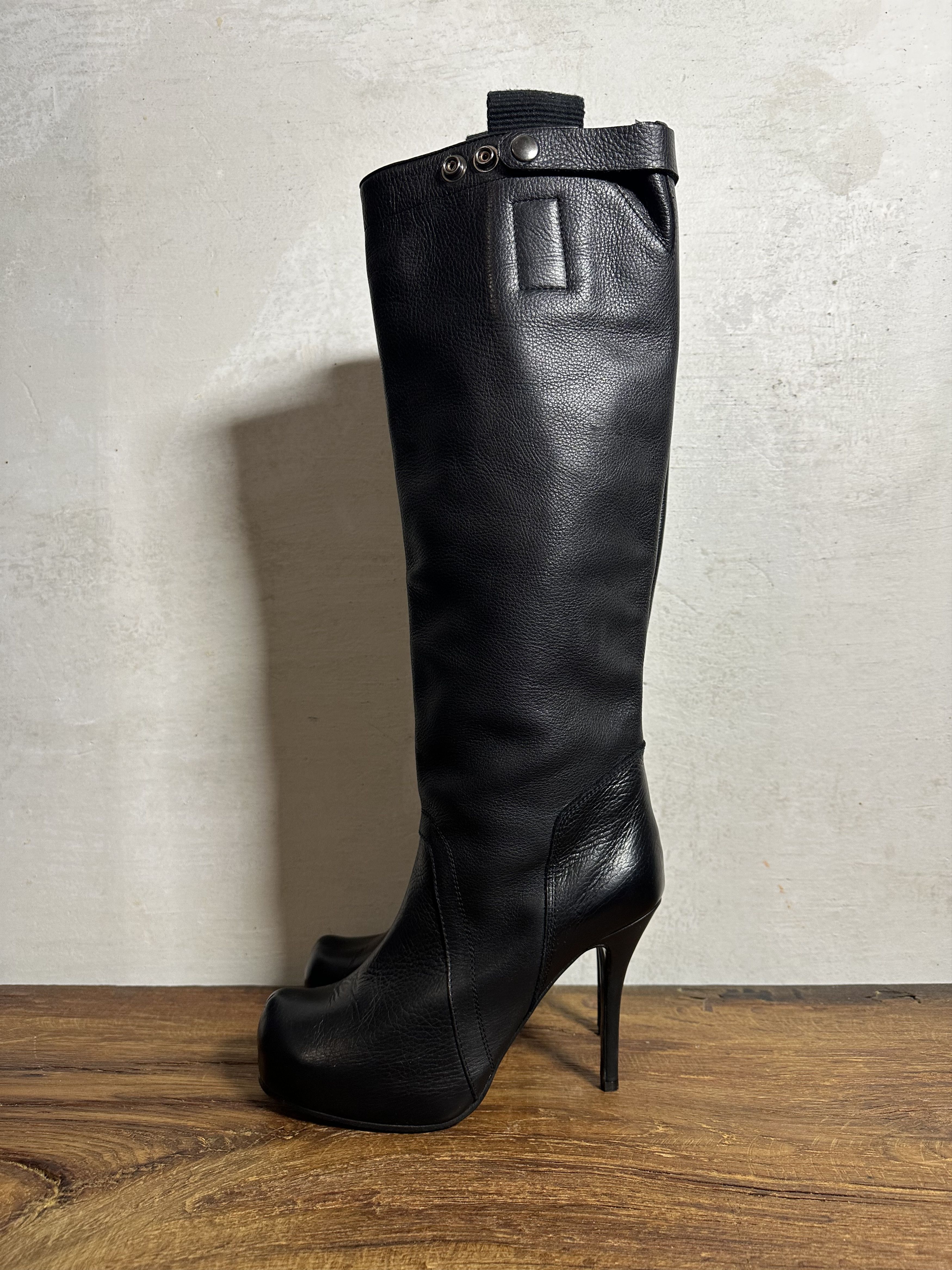Rick Owens RARE Rick Owens PLINTH FW13 High Heeled Boots Size US 9 / IT 39 - 4 Thumbnail