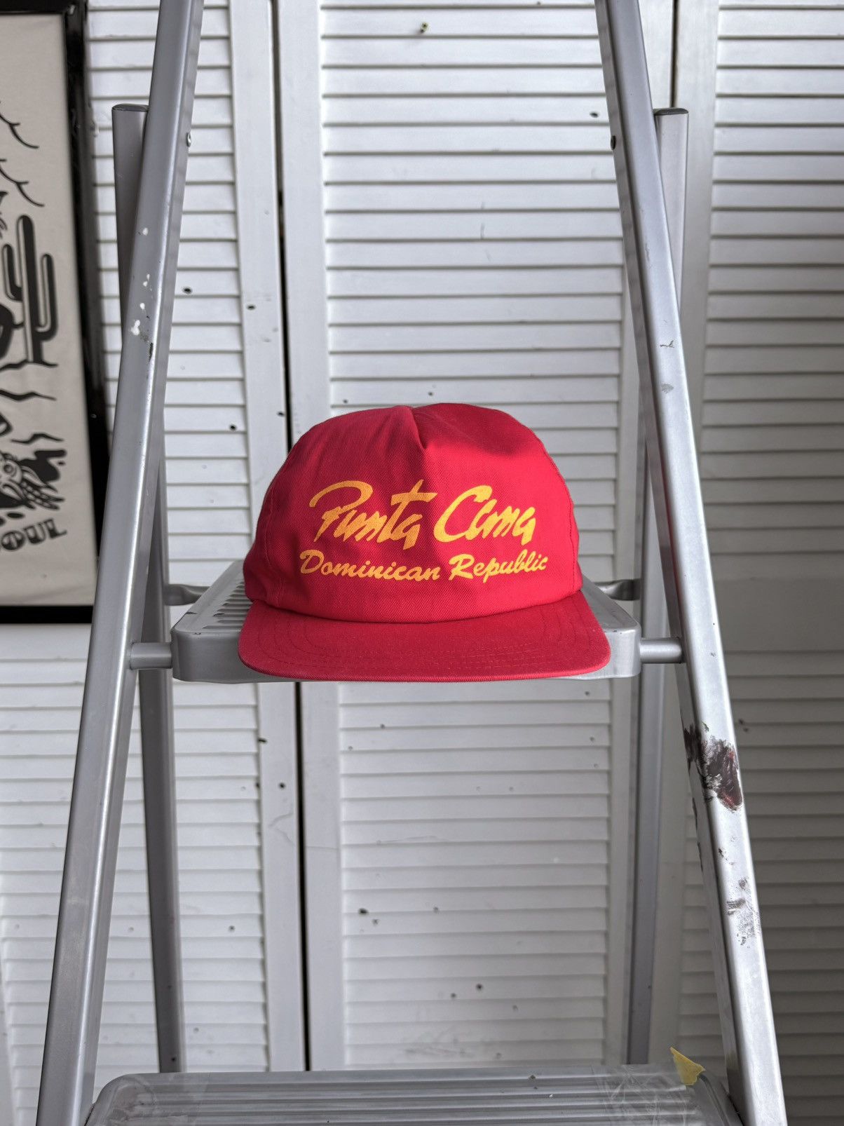 Vintage Vintage Punta Cana Dominican Republic Snapback Cap Red 90s Size ONE SIZE - 3 Thumbnail