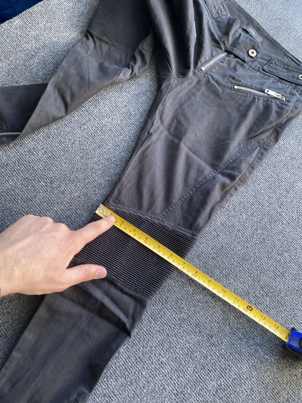 Diesel 🔥Opium Punk Diesel Moto Racing Gothic Pants Zip rare 27 Size 27" / US 4 / IT 40 - 11 Thumbnail