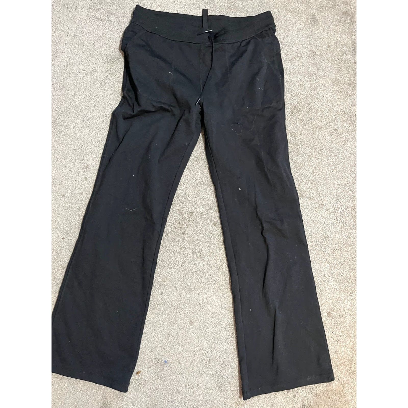 Vintage 90 Degrees By Reflex Black Lounge Pants Women’s Size Medium Size 32" / US 10 / IT 46 - 2 Thumbnail