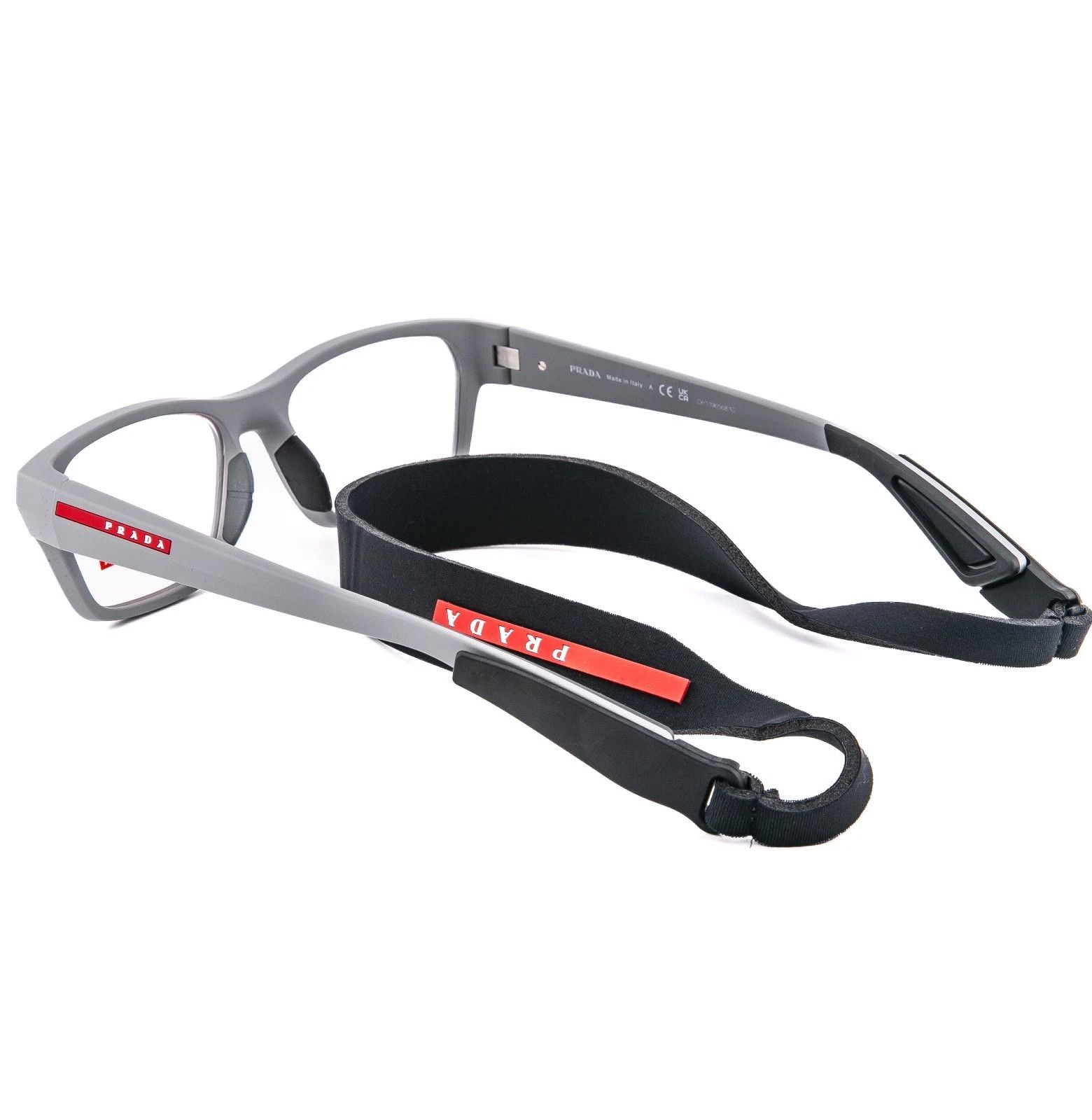 Prada PRADA Linea Rossa Sport 03R Gray Unisex Eyeglasses PS03RV Size ONE SIZE - 5 Thumbnail