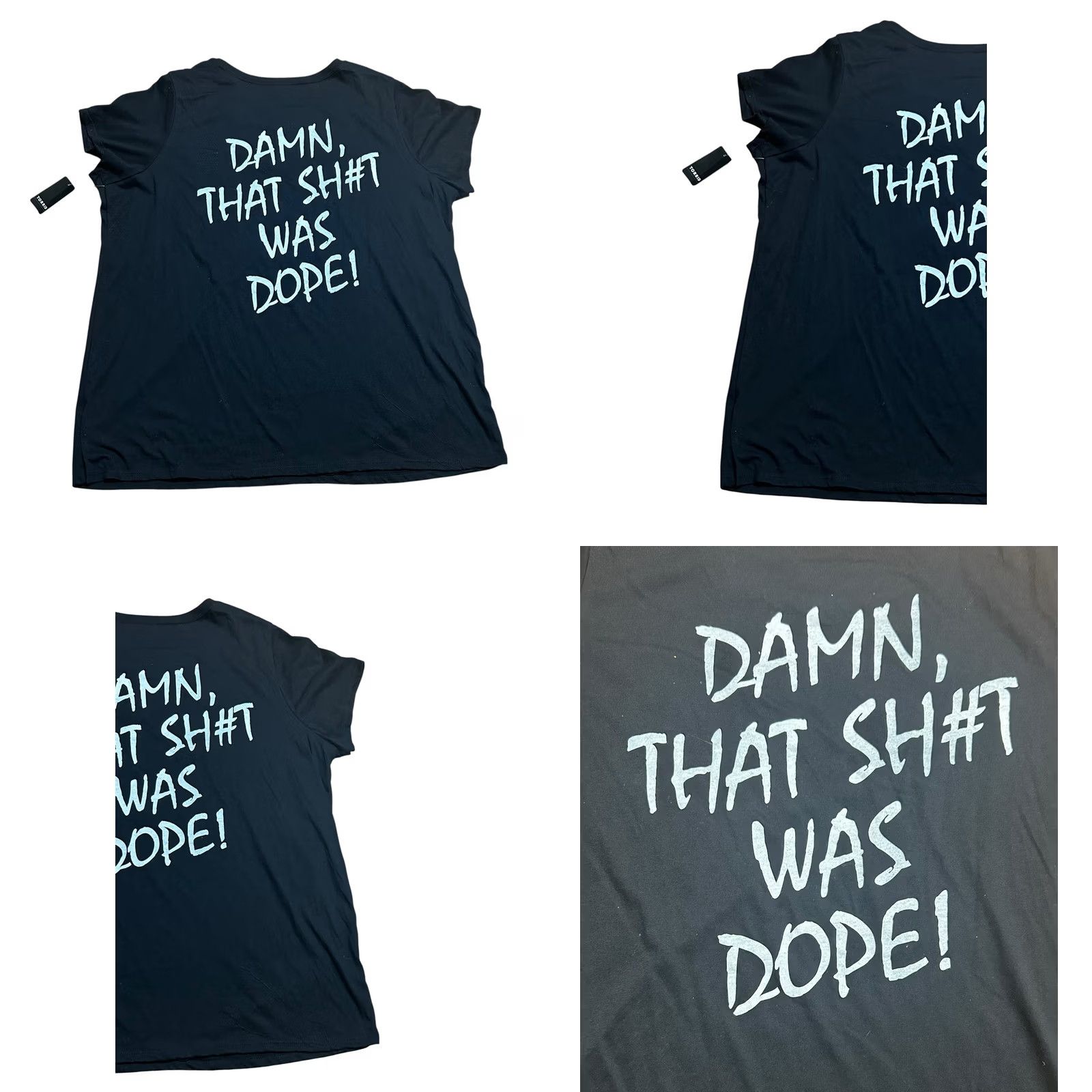 Torrid Torrid NWA Straight Outta Compton Black Crew Tee Plus 3XL T Shirt NWT Women Size XXL / US 16-18 / IT 52-54 - 9 Thumbnail