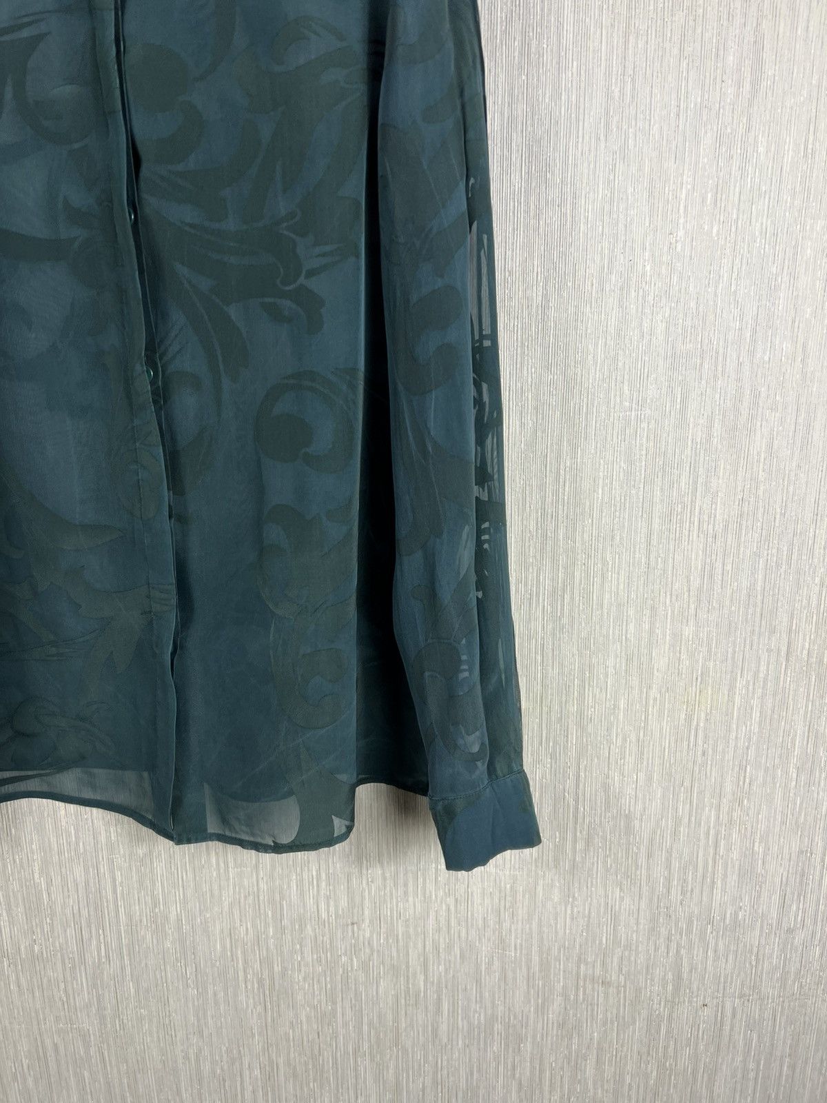 Versace Versace Collection transparent floral luxury shirt old money Size S / US 4 / IT 40 - 5 Thumbnail