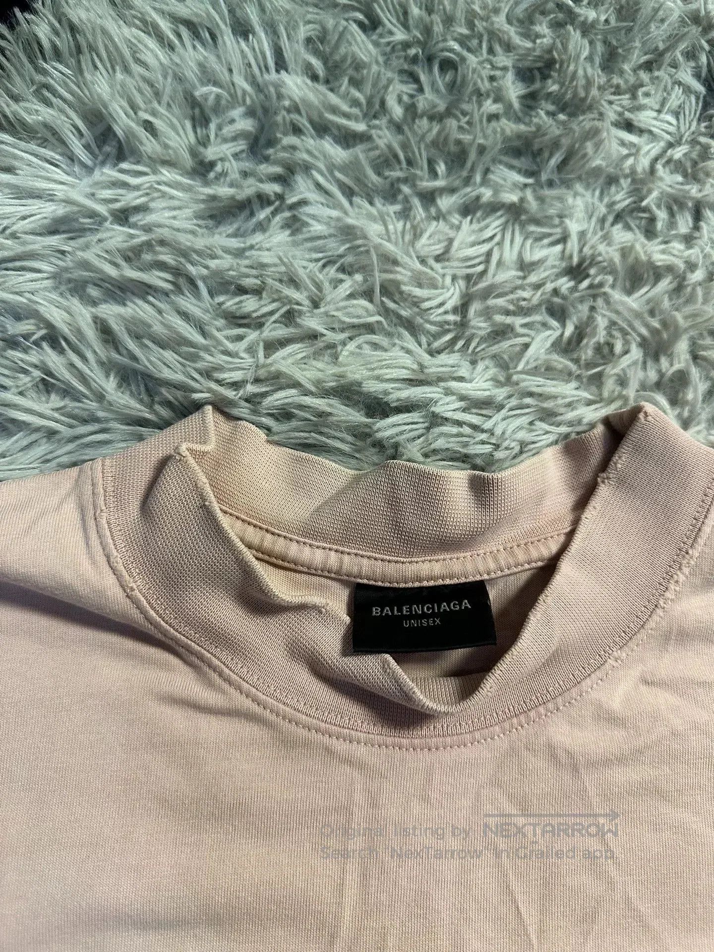 Balenciaga Balenciaga Mirror Light Pink Short Sleeve. Size M / US 6-8 / IT 42-44 - 4 Thumbnail