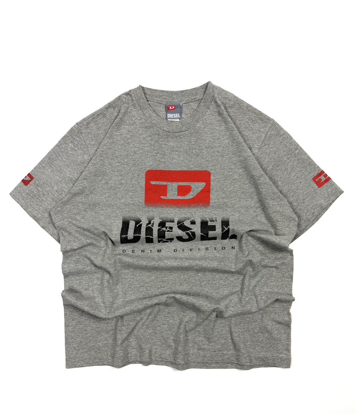 Diesel Diesel Denim Division Vintage Tee Y2K Gray Archive Size US L / EU 52-54 / 3 - 1 Thumbnail