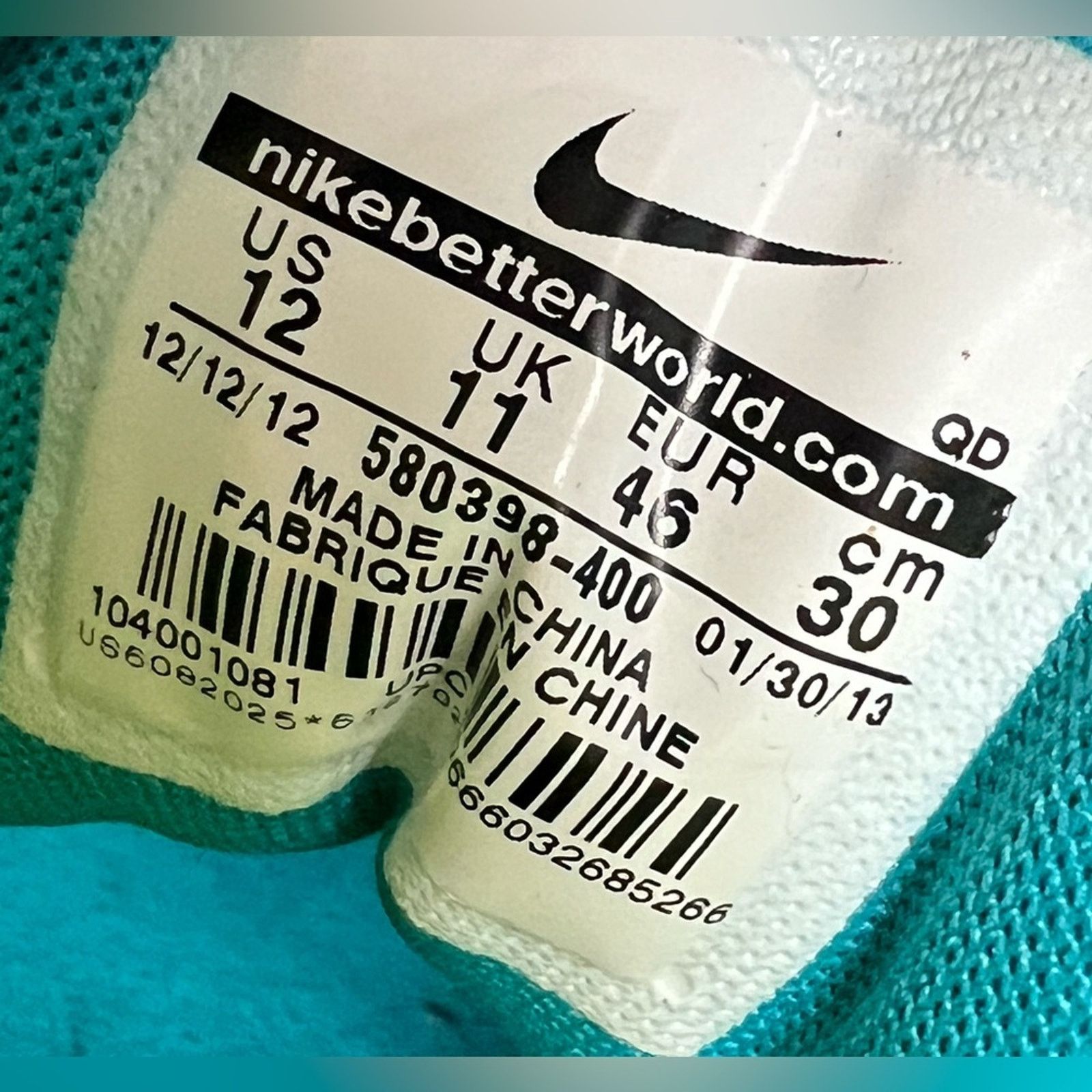Nike Nike Air Max 360 Diamond Griffey Turquoise Mens Size 12 EUC Size US 12 / EU 45 - 9 Thumbnail