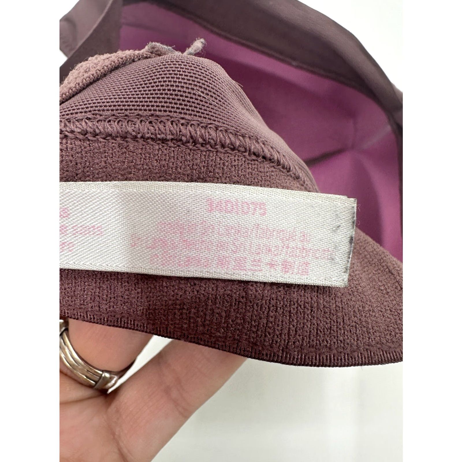 Pinko PINK Bra 34D Wear Everywhere Wireless Lightly Lined Purple Adjustable Women Shirt Brand Giftable Size ONE SIZE - 6 Thumbnail