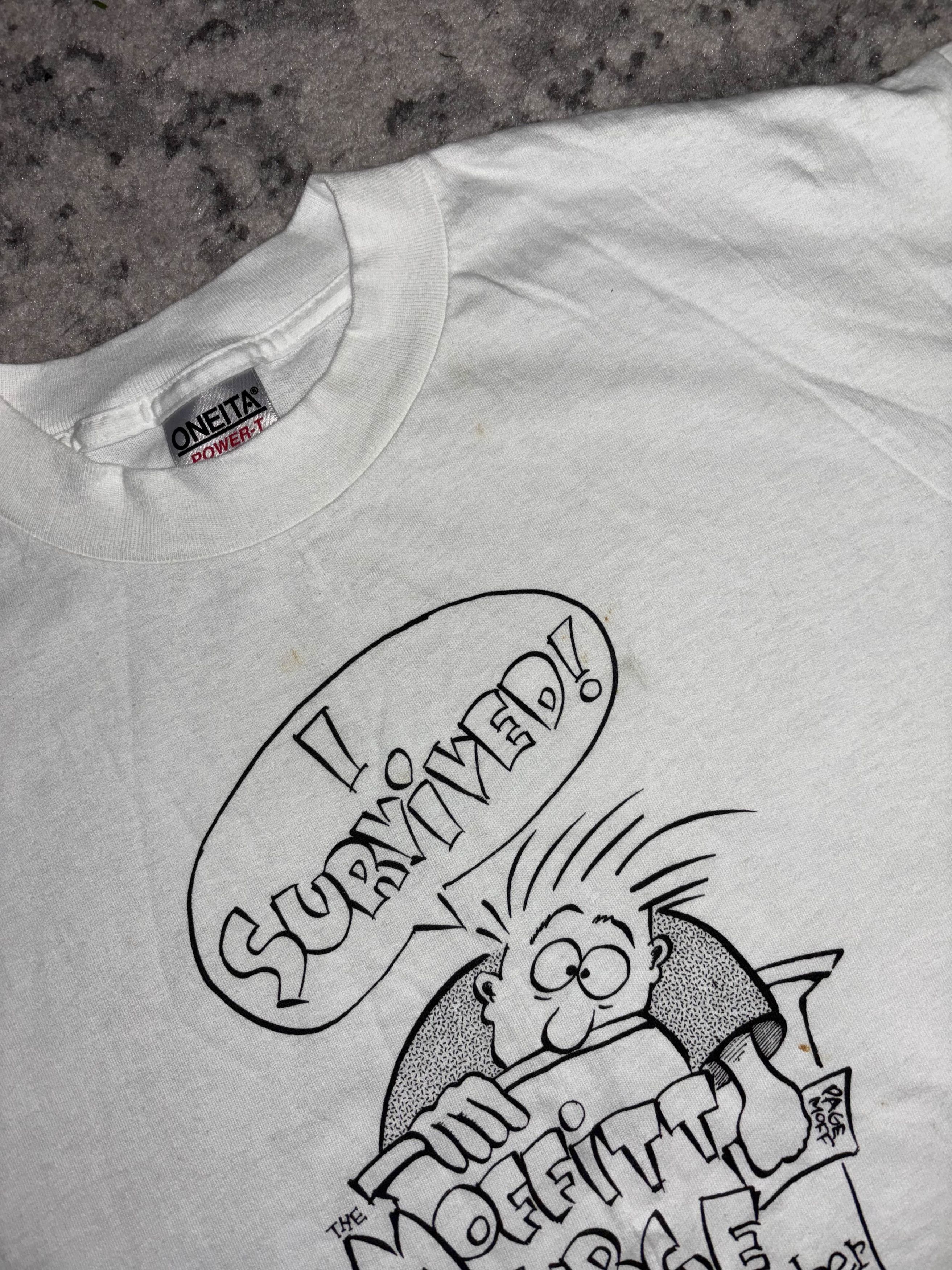 Vintage Vintage 80s/90s I Survived! Shirt Size US XL / EU 56 / 4 - 5 Thumbnail