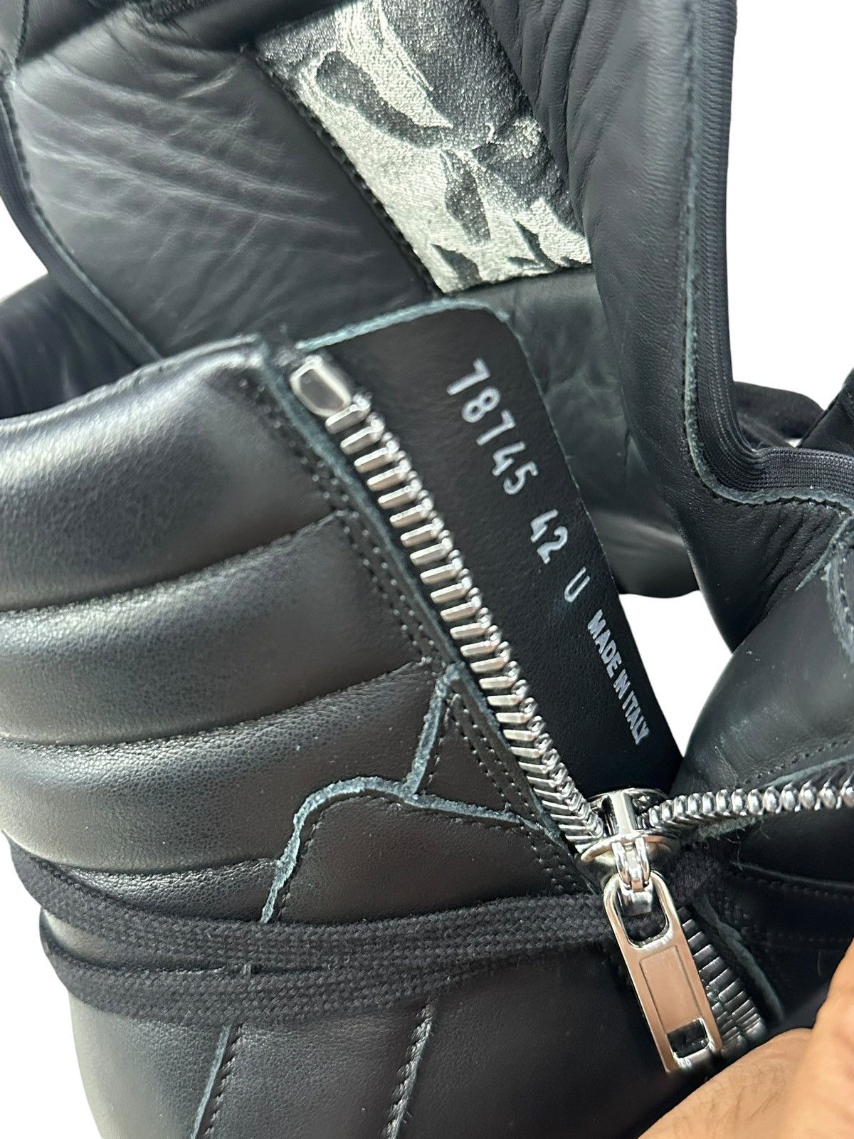 Rick Owens Rick Owens Black Mega Bumper Geobasket Size US 9 / EU 42 - 8 Thumbnail