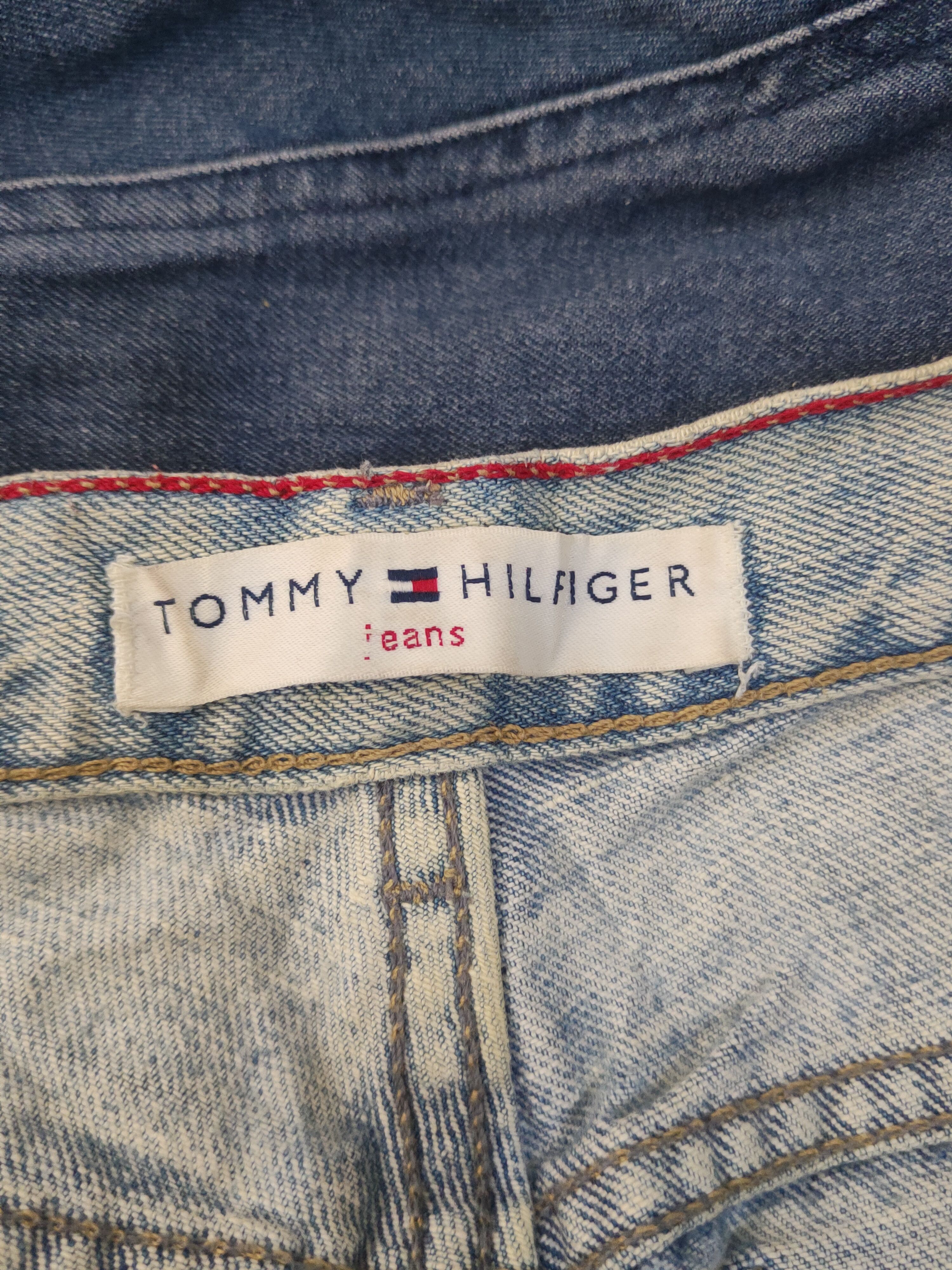 Tommy Hilfiger × Vintage Tommy Hilfiger Distressed Ripped denim Jeans #W2004 Size US 31 - 16 Thumbnail