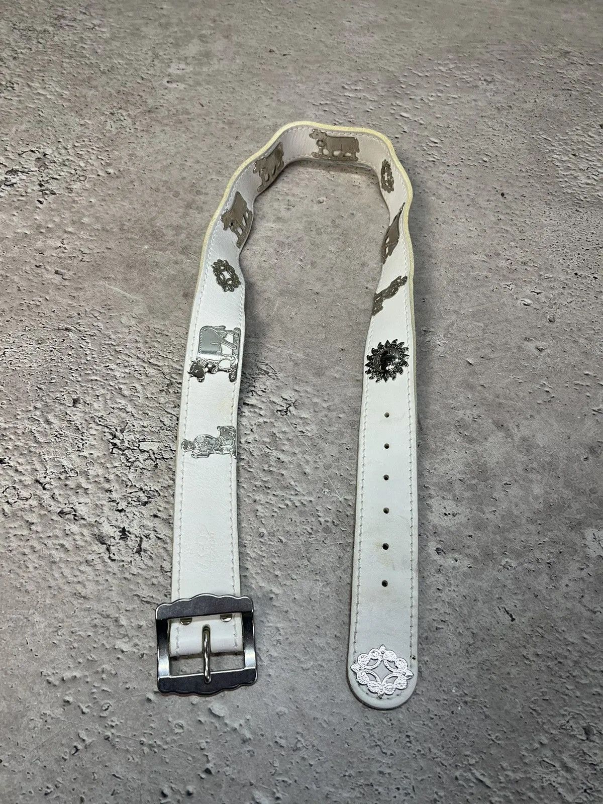 Etro Vintage Avant garde y2k leather punk Etro belt Size ONE SIZE - 11 Thumbnail