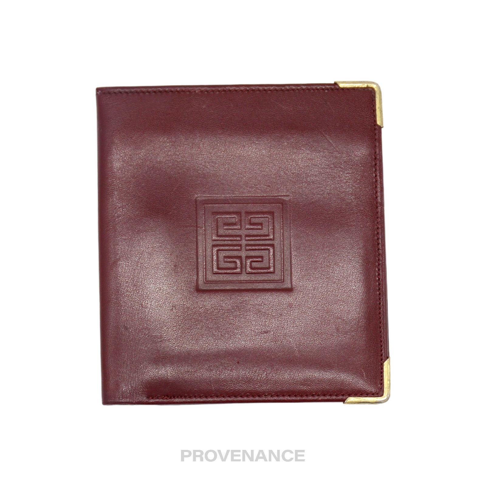 Givenchy 🔴 Givenchy ID Bifold Wallet - Burgundy Leather Size ONE SIZE - 1 Thumbnail