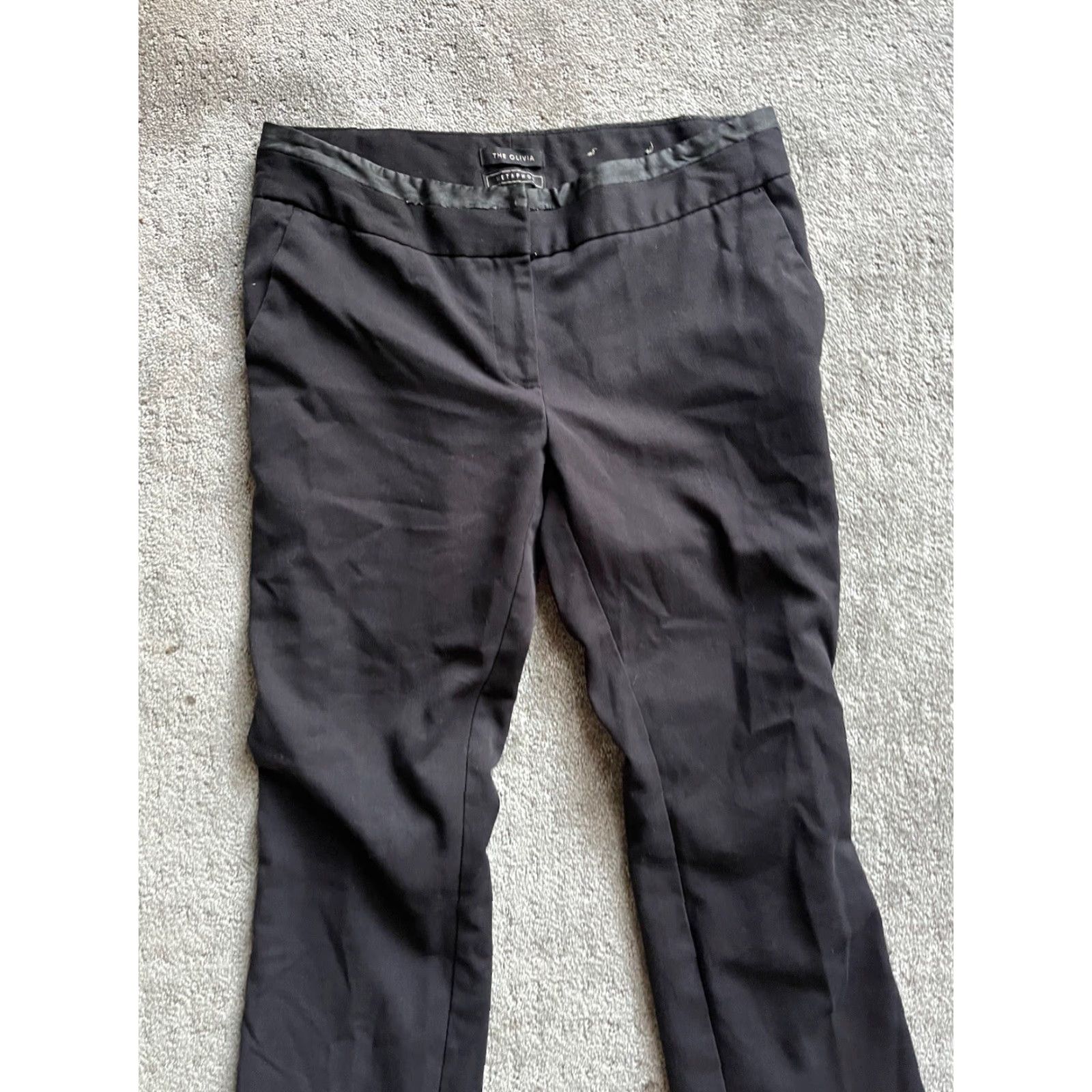 Vintage Metaphor Pants Womens 4 Black Mid Rise Slimmer Bootcut Pocket Dress Pants Modern, Outdoor, Business, Formal Womens Size 27" / US 4 / IT 40 - 2 Thumbnail