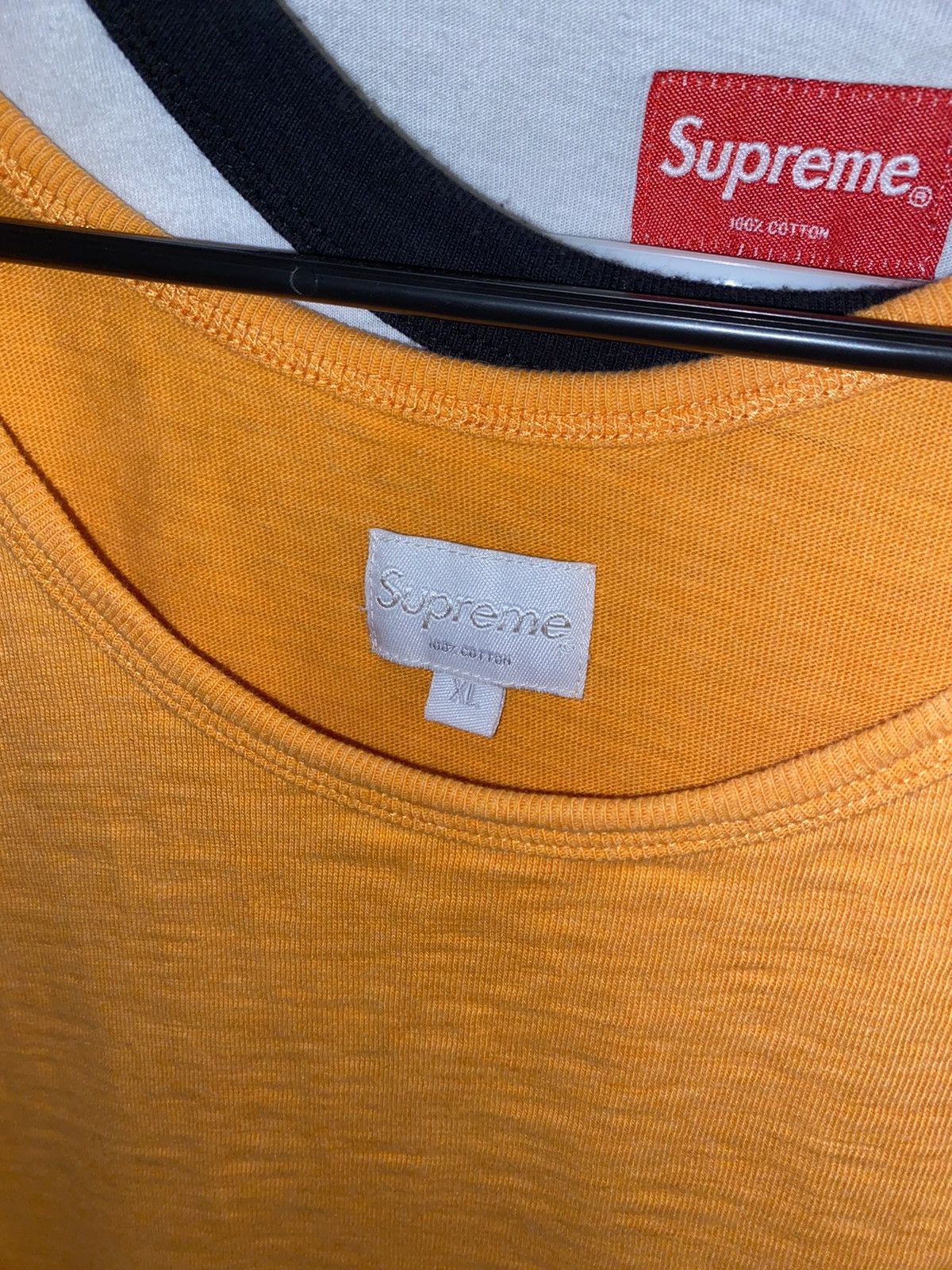 Supreme Supreme Orange Tank Top Size US XL / EU 56 / 4 - 4 Thumbnail