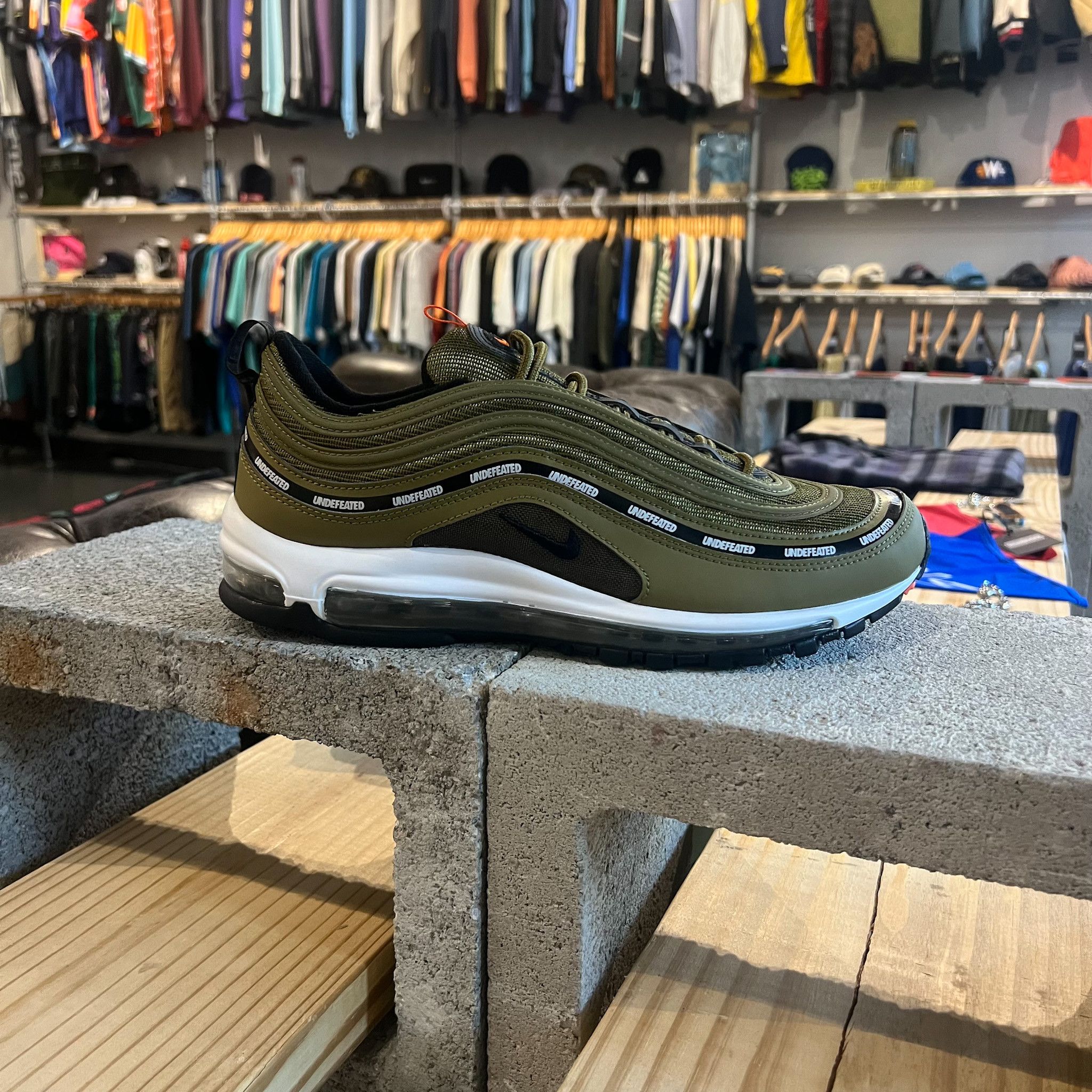 Apparel Nike Air Max 97 Undefeated Outfit Olive Green 97 Air Max