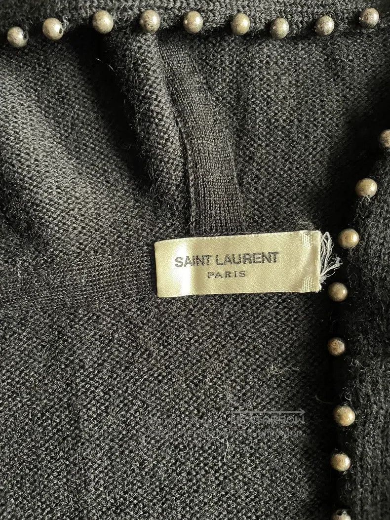 Saint Laurent Paris Saint Laurent Paris Heart Studs Knit Cardigan Size US S / EU 44-46 / 1 - 3 Thumbnail