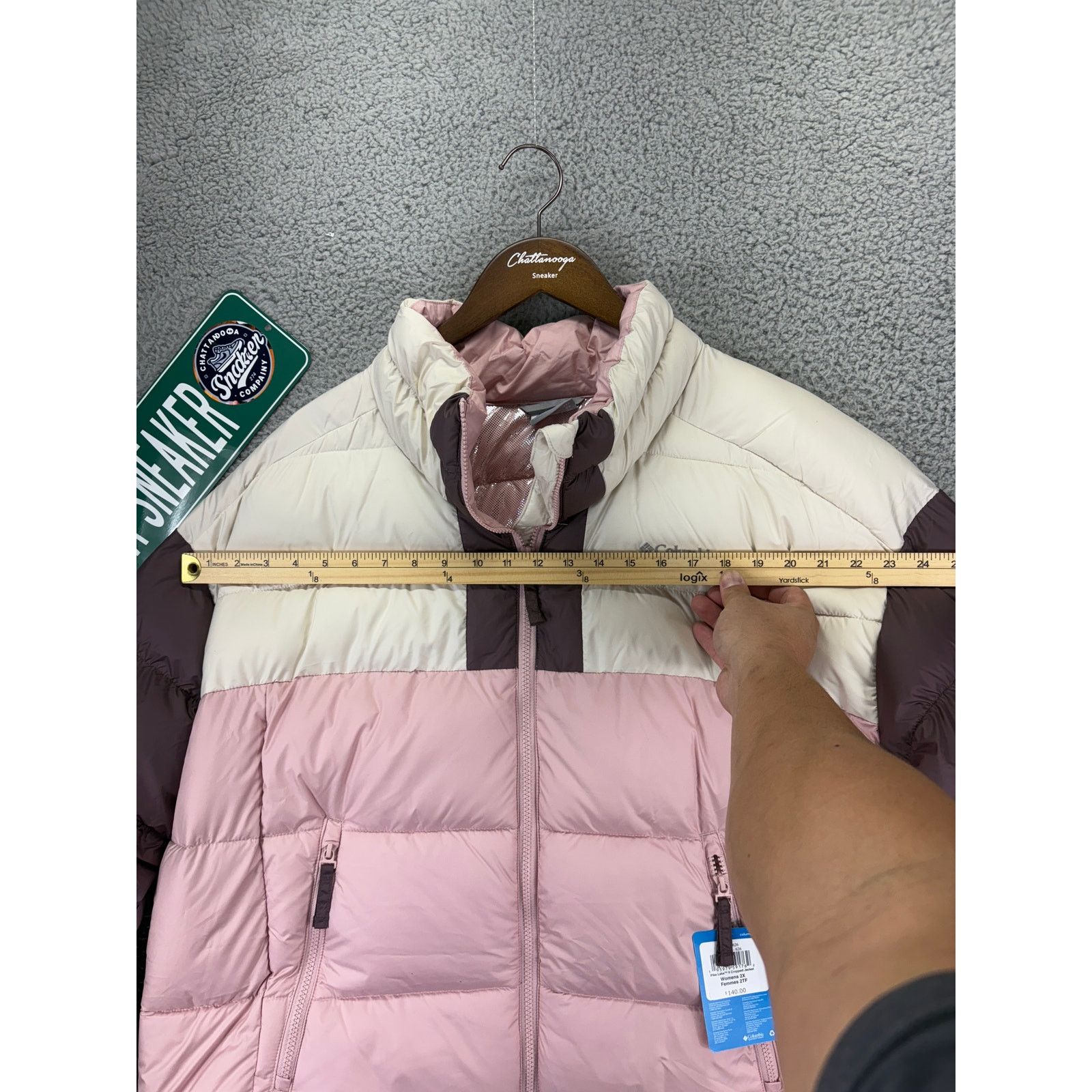 Columbia Columbia Pike Lake II Crop Puffer Jacket Women 2X Pink Size XXL / US 16-18 / IT 52-54 - 3 Thumbnail
