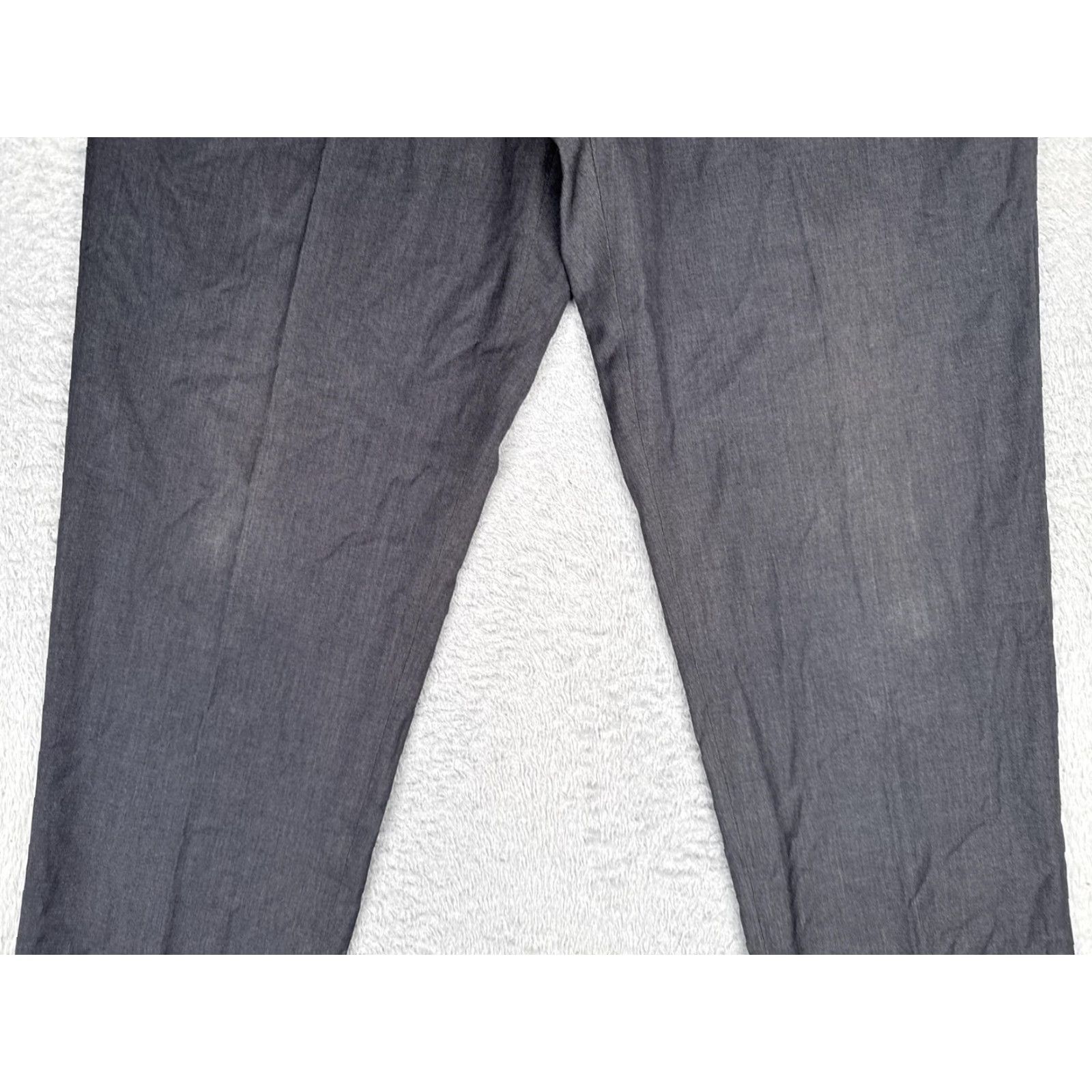 Ralph Lauren Lauren Ralph Lauren Pants Men 36x32 Gray Dress Pleated Straight Leg Office Rayon Size US 36 / EU 52 - 3 Thumbnail