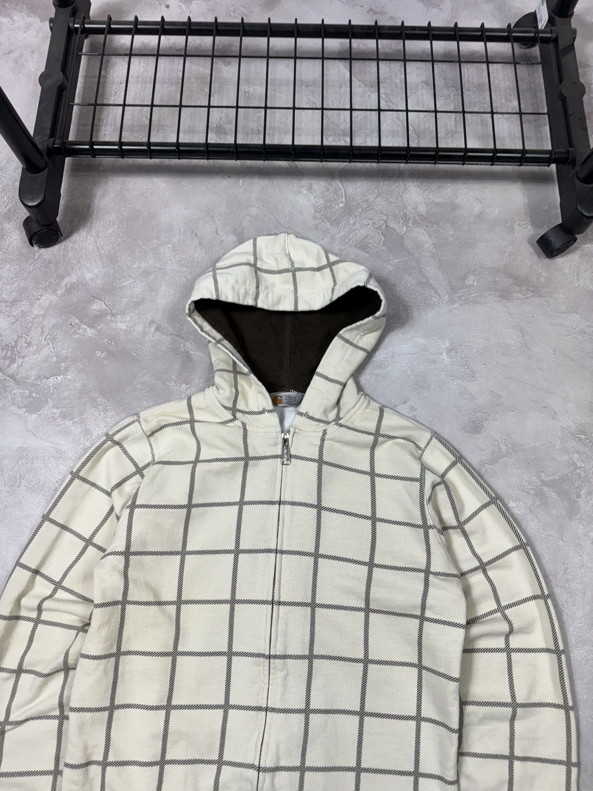 Carhartt Vintage Carhartt Plaid Zip Hoodie Size US S / EU 44-46 / 1 - 3 Thumbnail