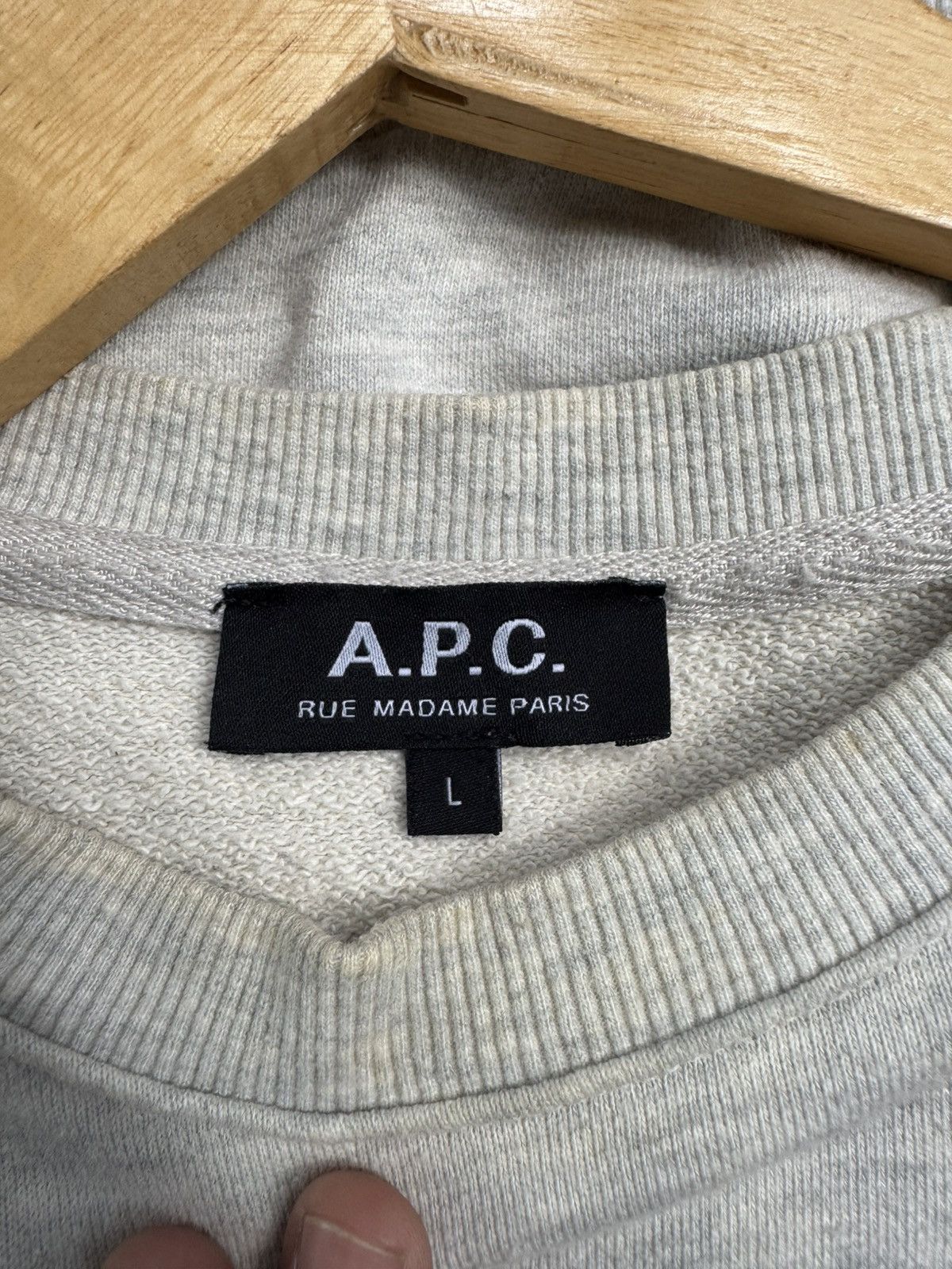 A.P.C. A.P.C RUE MADAME PARIS GREY SWEATSHIRTS Size US L / EU 52-54 / 3 - 7 Thumbnail