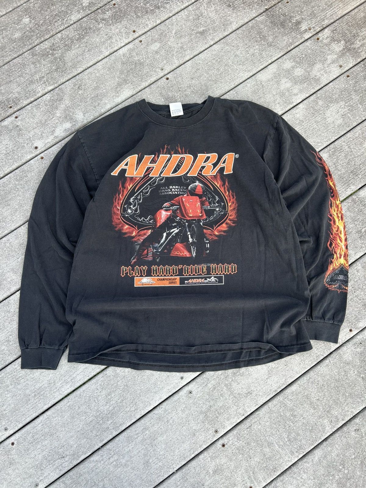 Harley Davidson Vintage Harley Davidson AOP shirt Size US XL / EU 56 / 4 - 1 Thumbnail