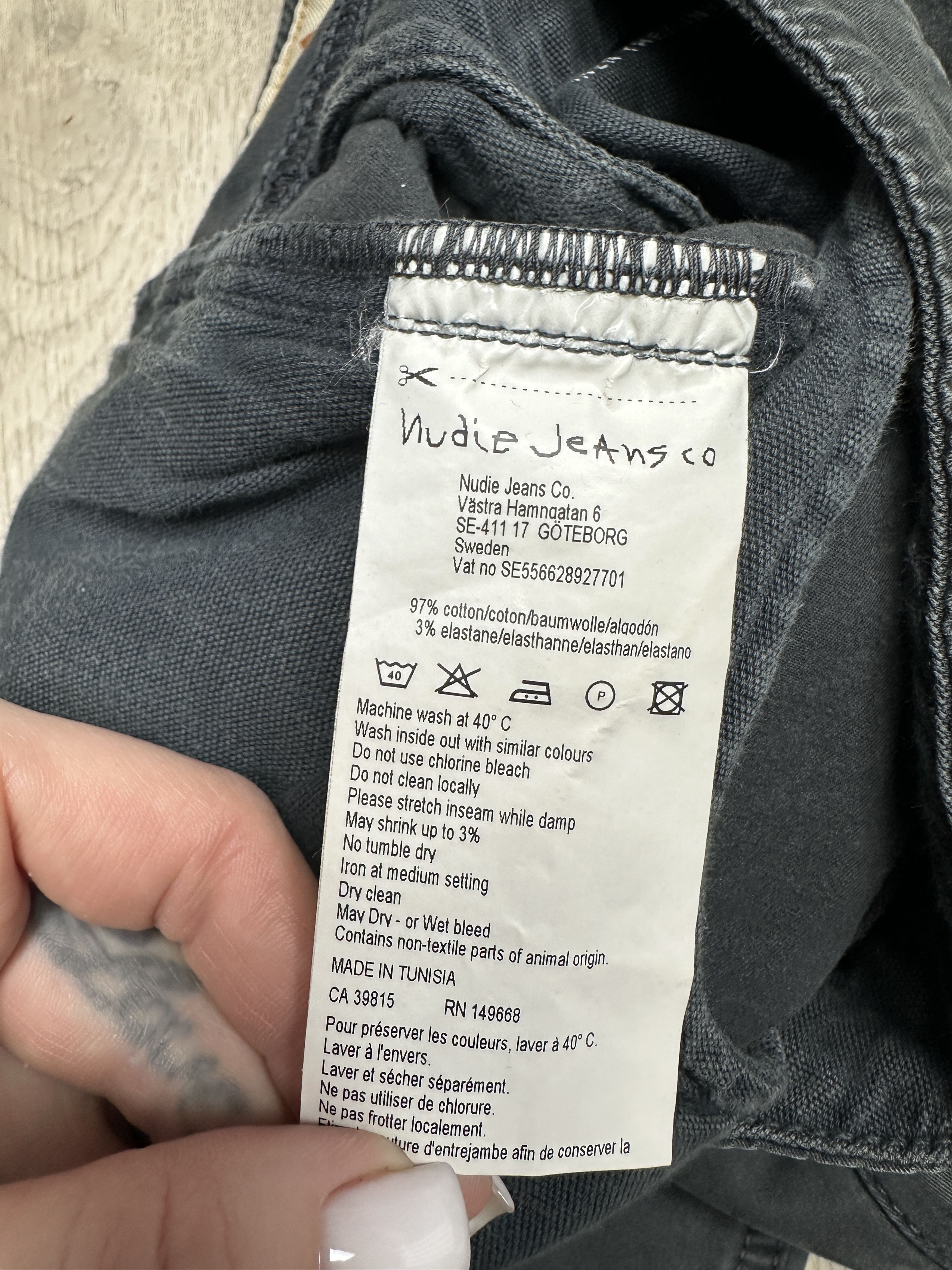 Nudie Jeans Nudie Jeans Mens Slim Adam Chino Pants Size US 32 / EU 48 - 7 Thumbnail