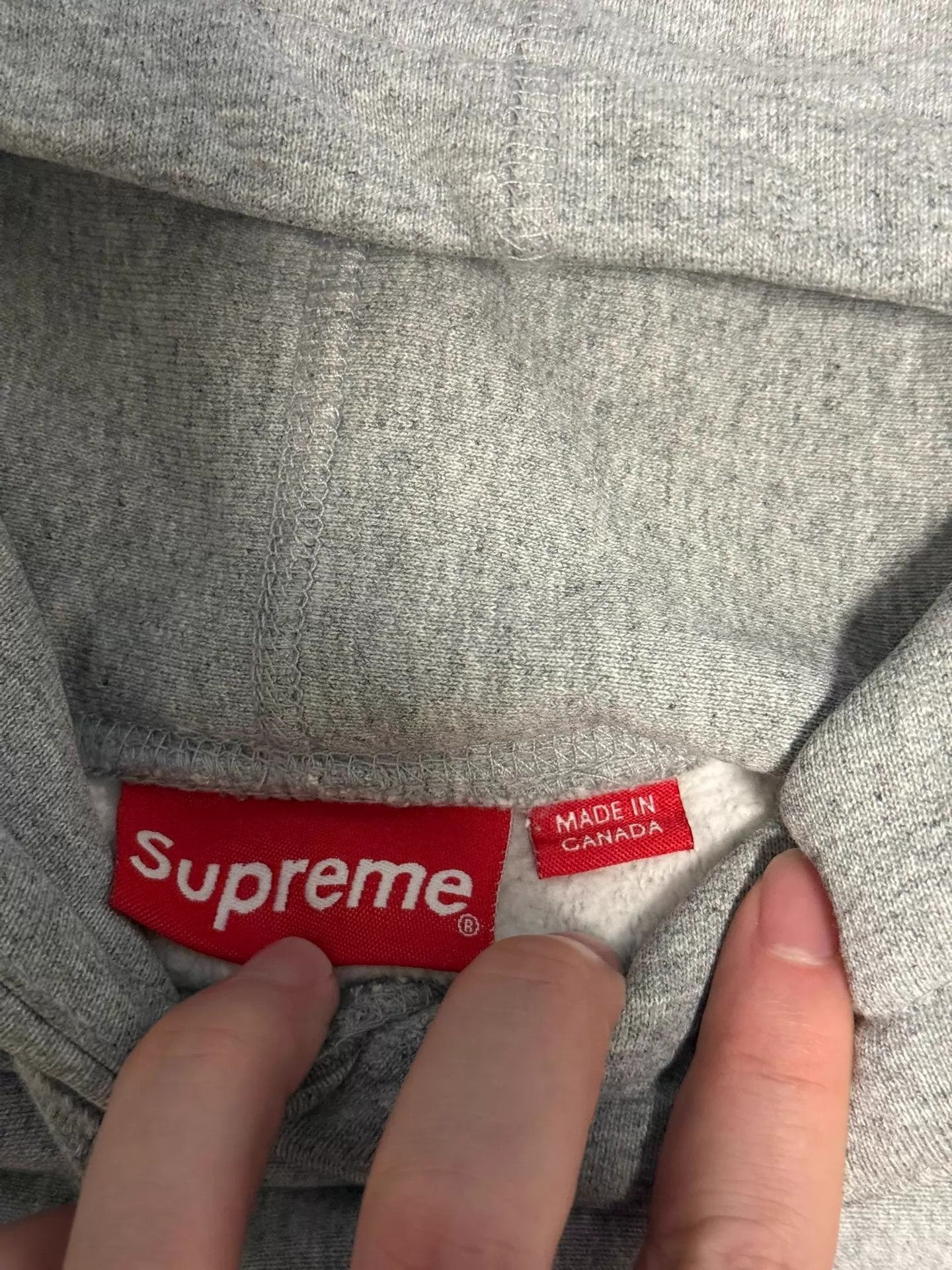 Supreme Supreme FW16 Box Logo Hoodie Gray Red L Size US L / EU 52-54 / 3 - 3 Thumbnail