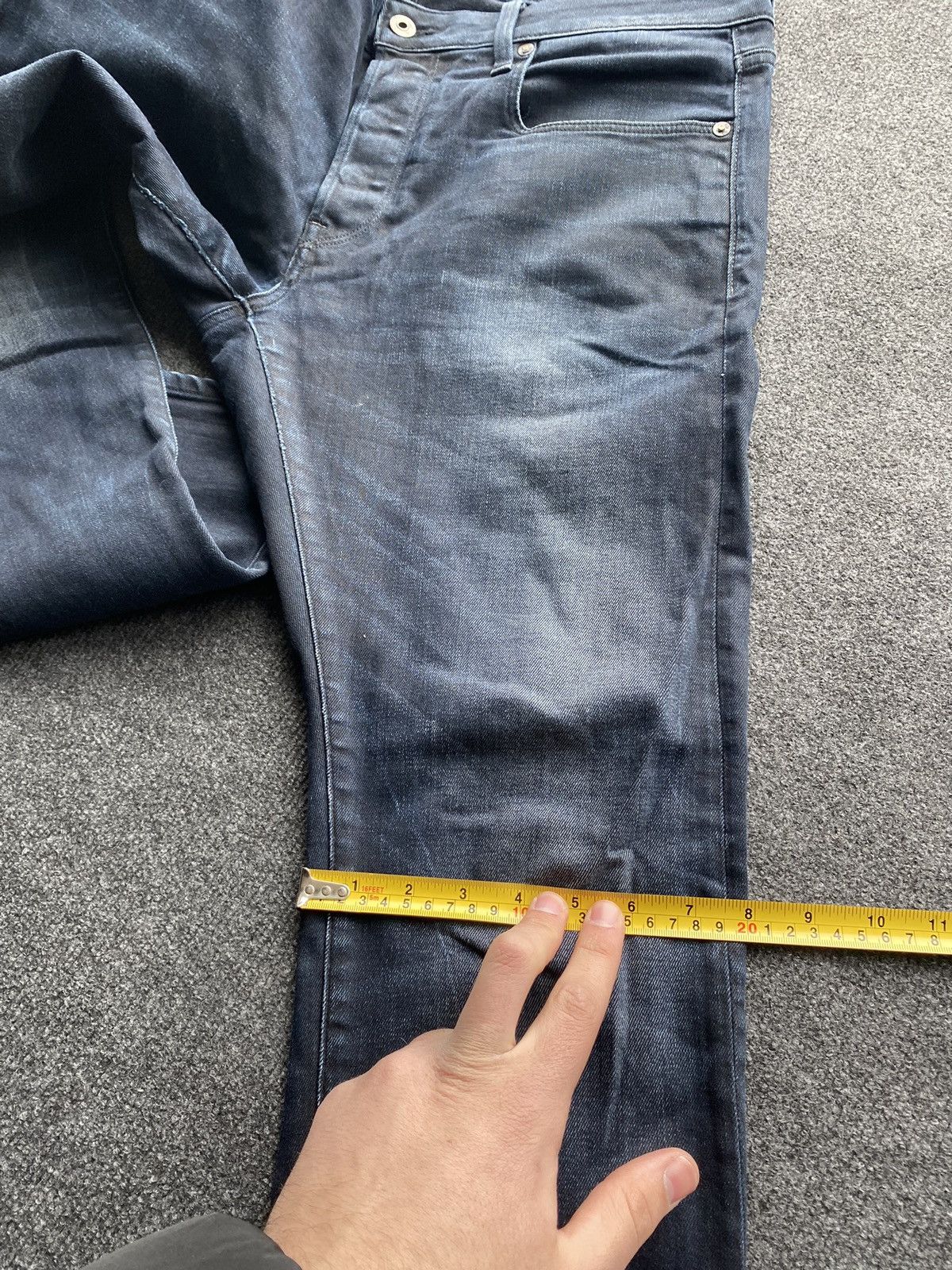 G-Star 🔥Opium Punk G Star dark washed blue jeans 3301 slim y2k goth Size US 34 / EU 50 - 13 Thumbnail