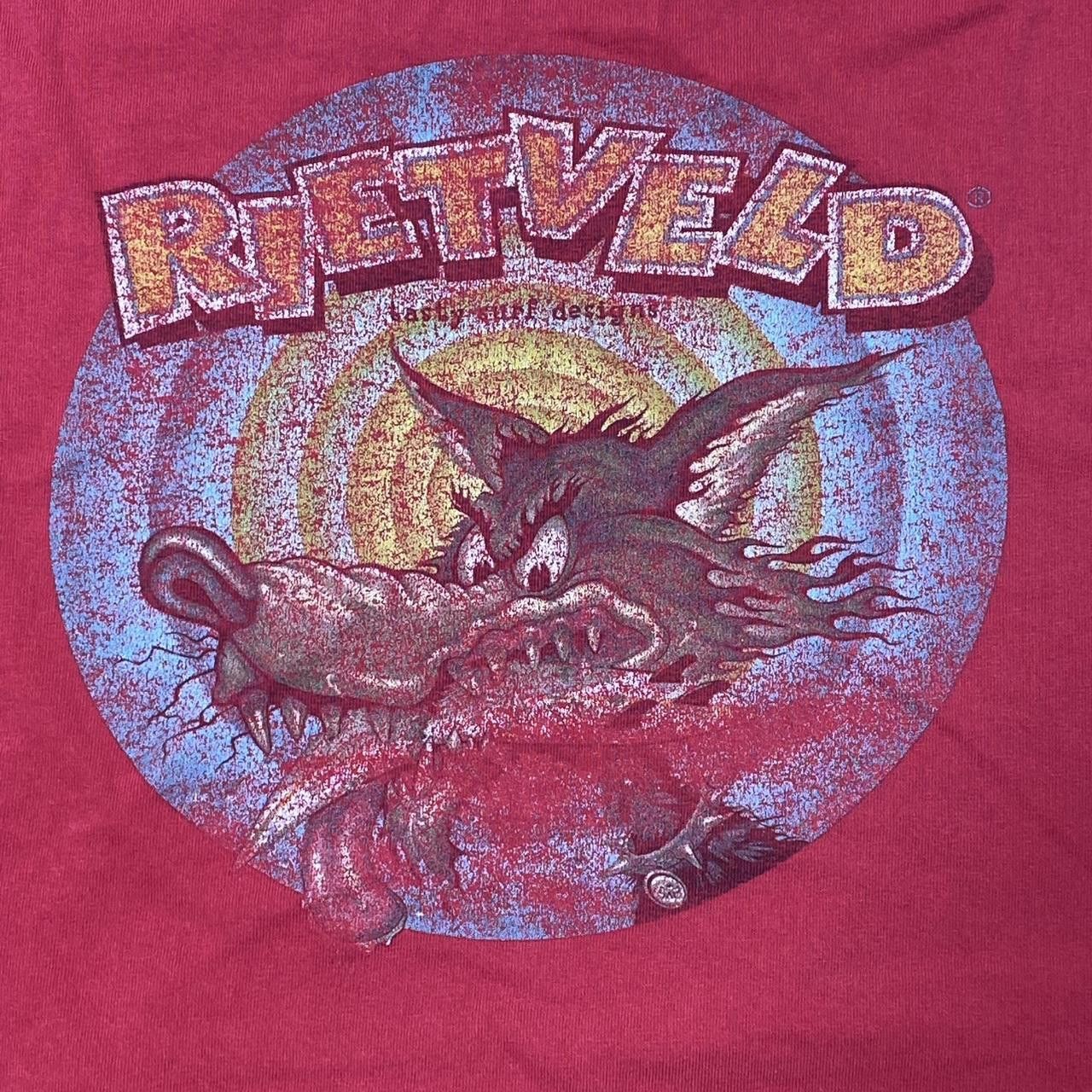 Other Vintage Rietveld Red Faded Surf Tee Size XL Size US XL / EU 56 / 4 - 4 Thumbnail