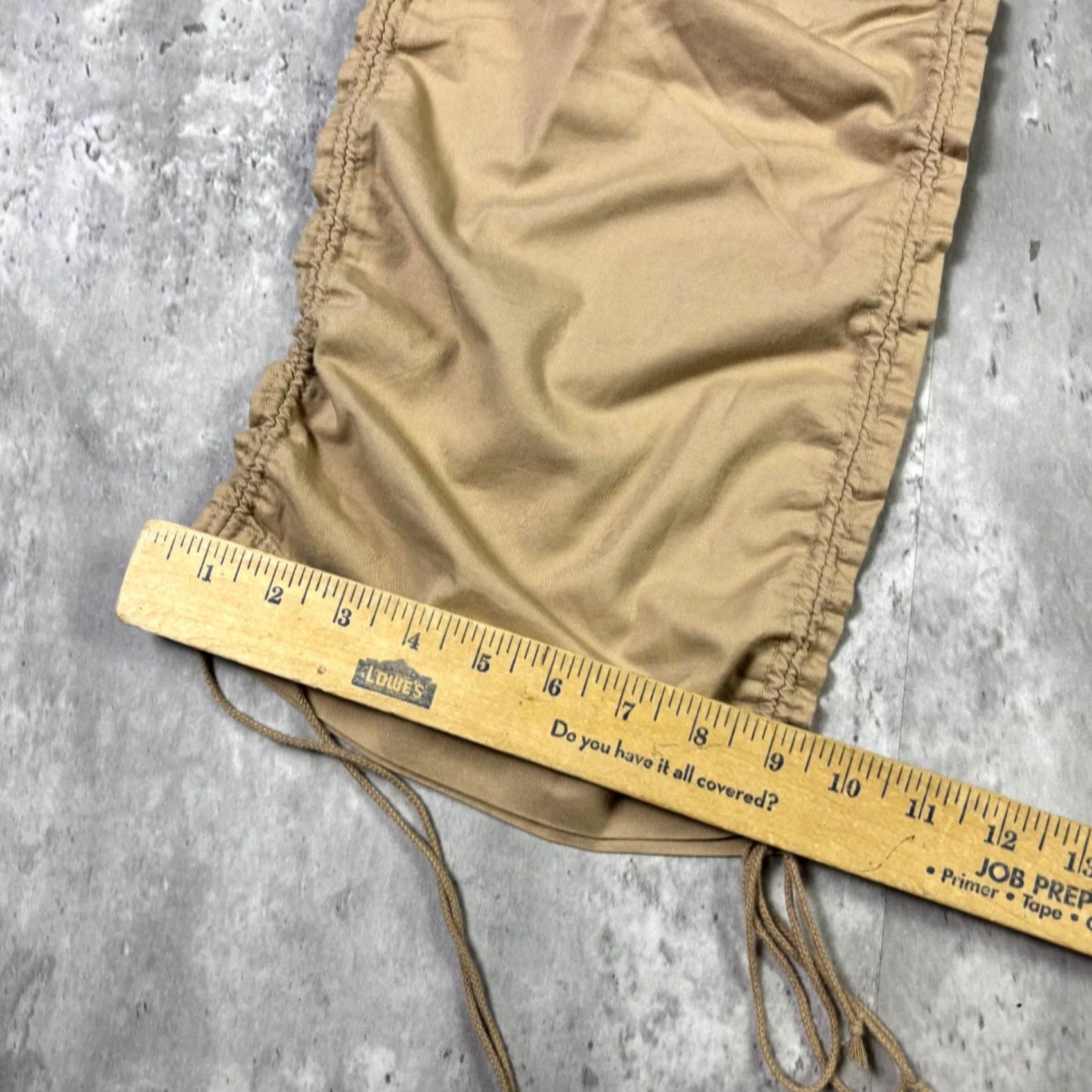 Vintage VINTAGE Fire Jeans Taryn Cargo Pants Women Tan Drawstring Ruched Leg Size 1 Modernized for Search Size 25" / US 0 / IT 36 - 7 Thumbnail