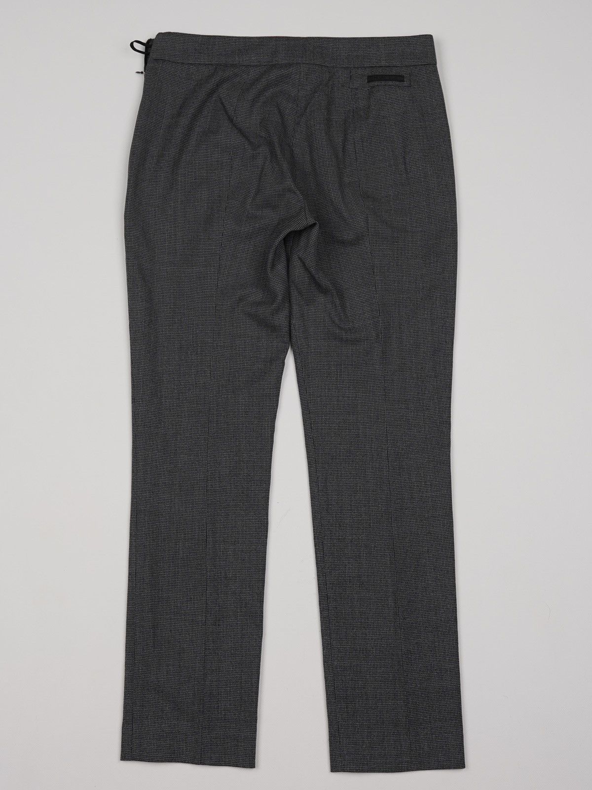 Prada Prada Houndstooth Wool Grey Pants Trousers Size 26" / US 2 / IT 38 - 2 Thumbnail