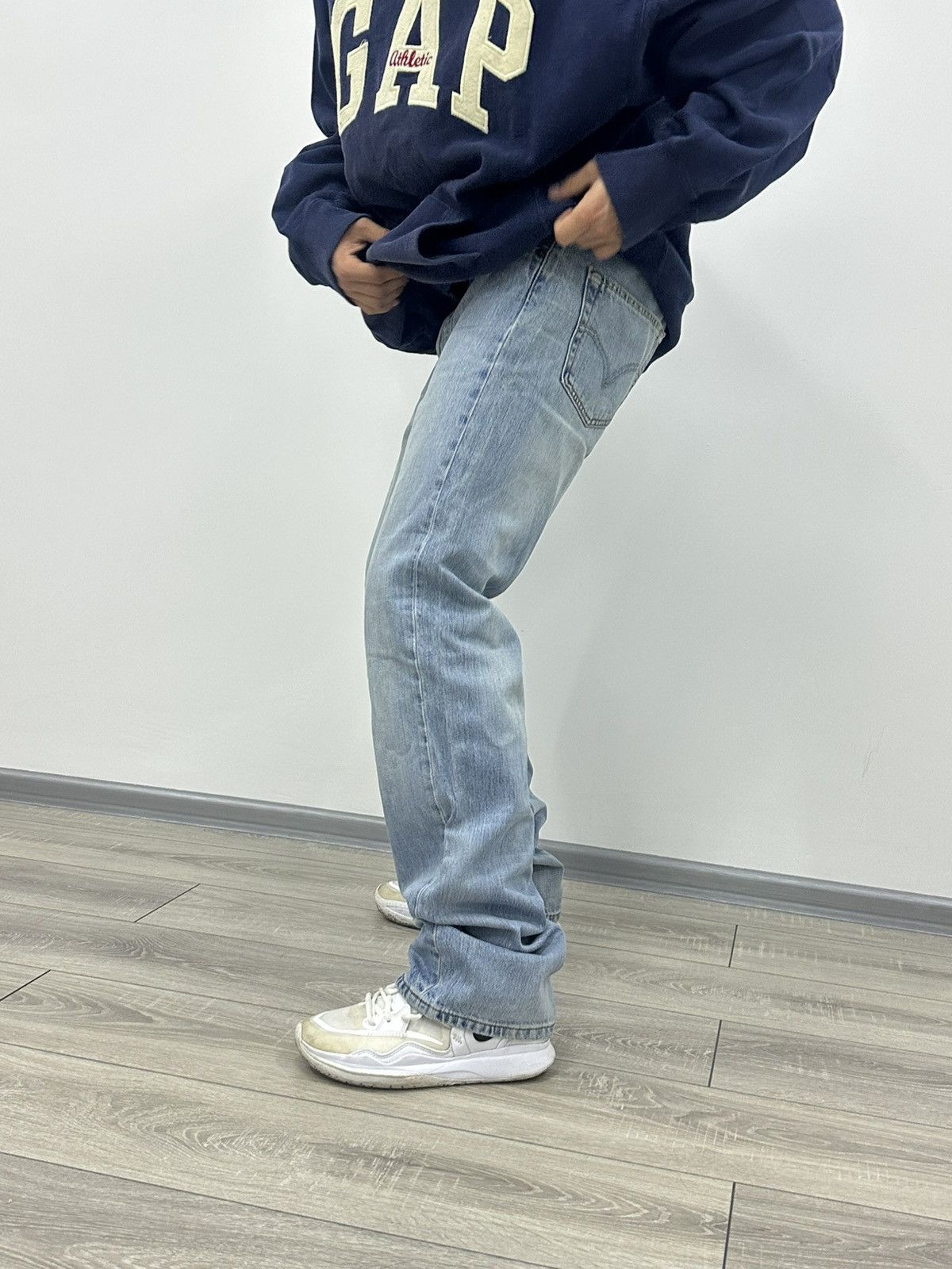 Levi's Levis 501 Baggy Flared Vintage Y2K Jeans Size US 32 / EU 48 - 2 Thumbnail