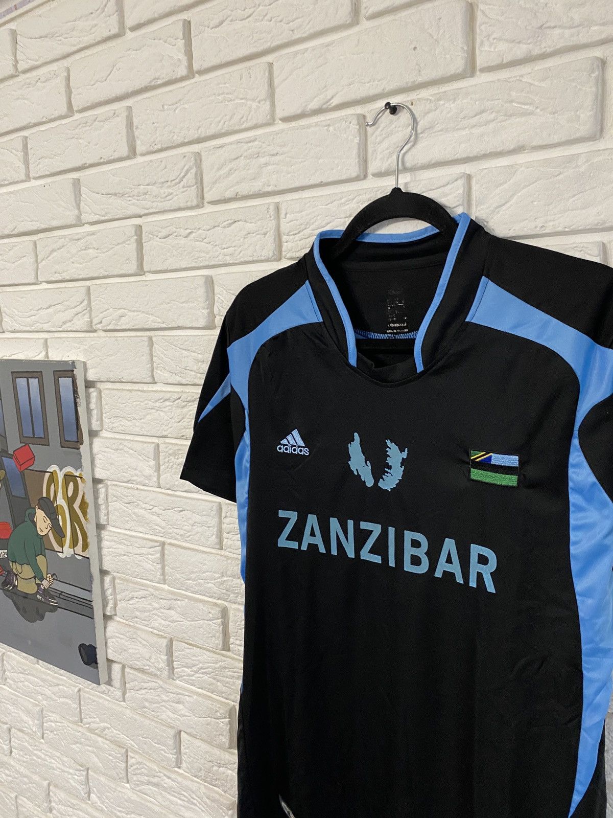 Adidas × Vintage ZANZIBAR 2000'S HOME FOOTBALL SHIRT JERSEY ADIDAS Size US M / EU 48-50 / 2 - 2 Thumbnail