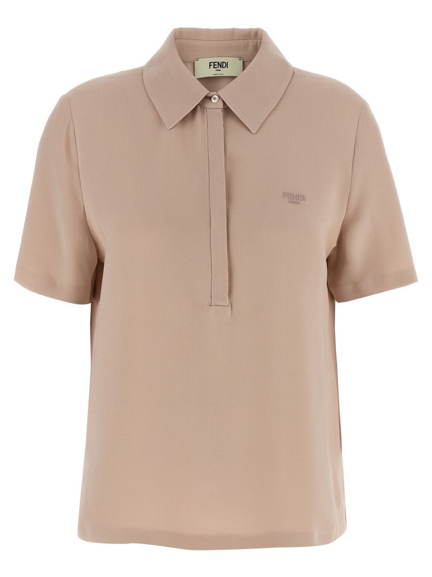 Fendi o1loc1c0426 Polo Shirt in Pink Size S / US 4 / IT 40 - 1 Thumbnail
