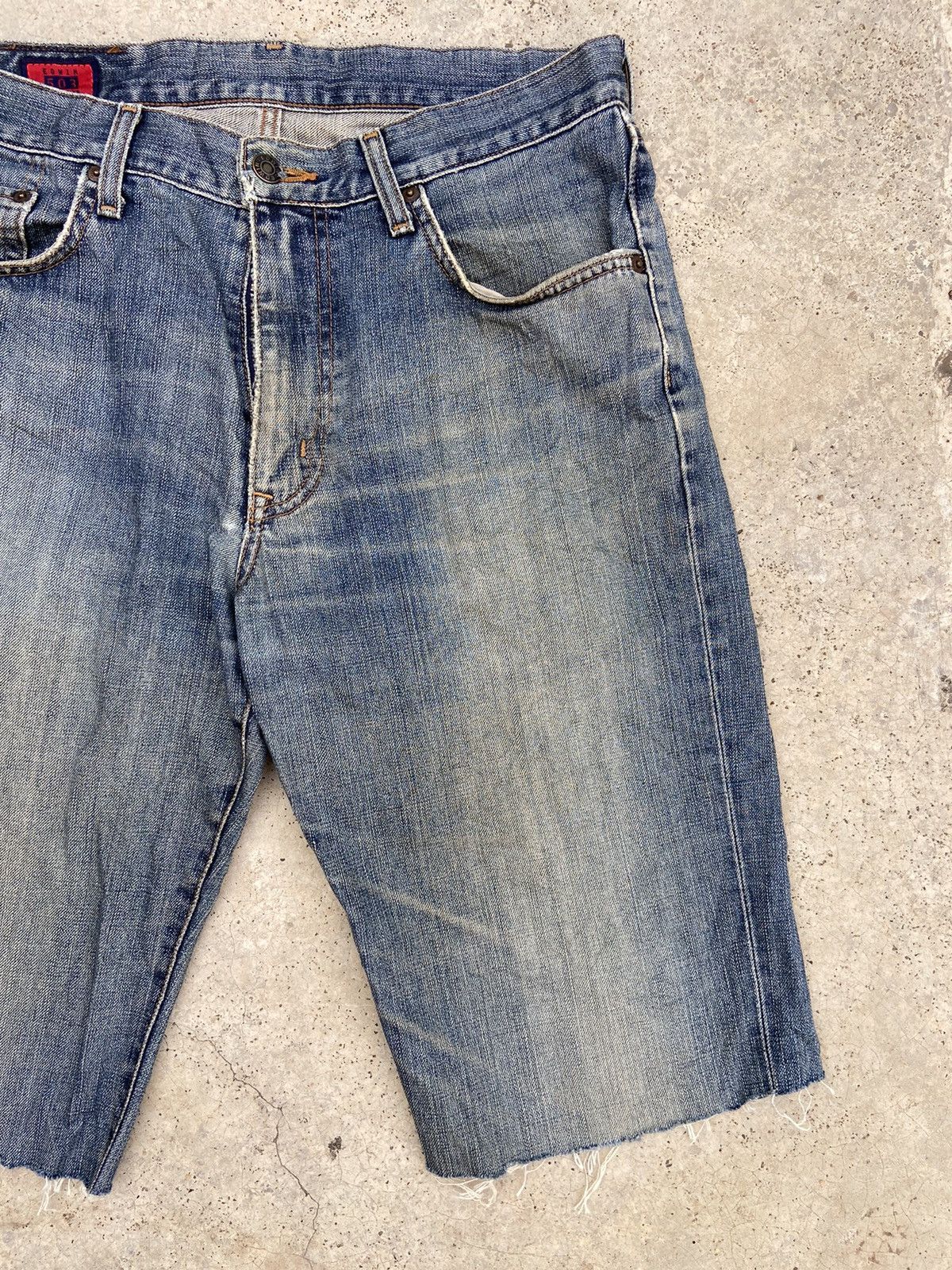 Beauty Beast Vintage Edwin Short jeans distressed if six was nine Size US 32 / EU 48 - 2 Thumbnail