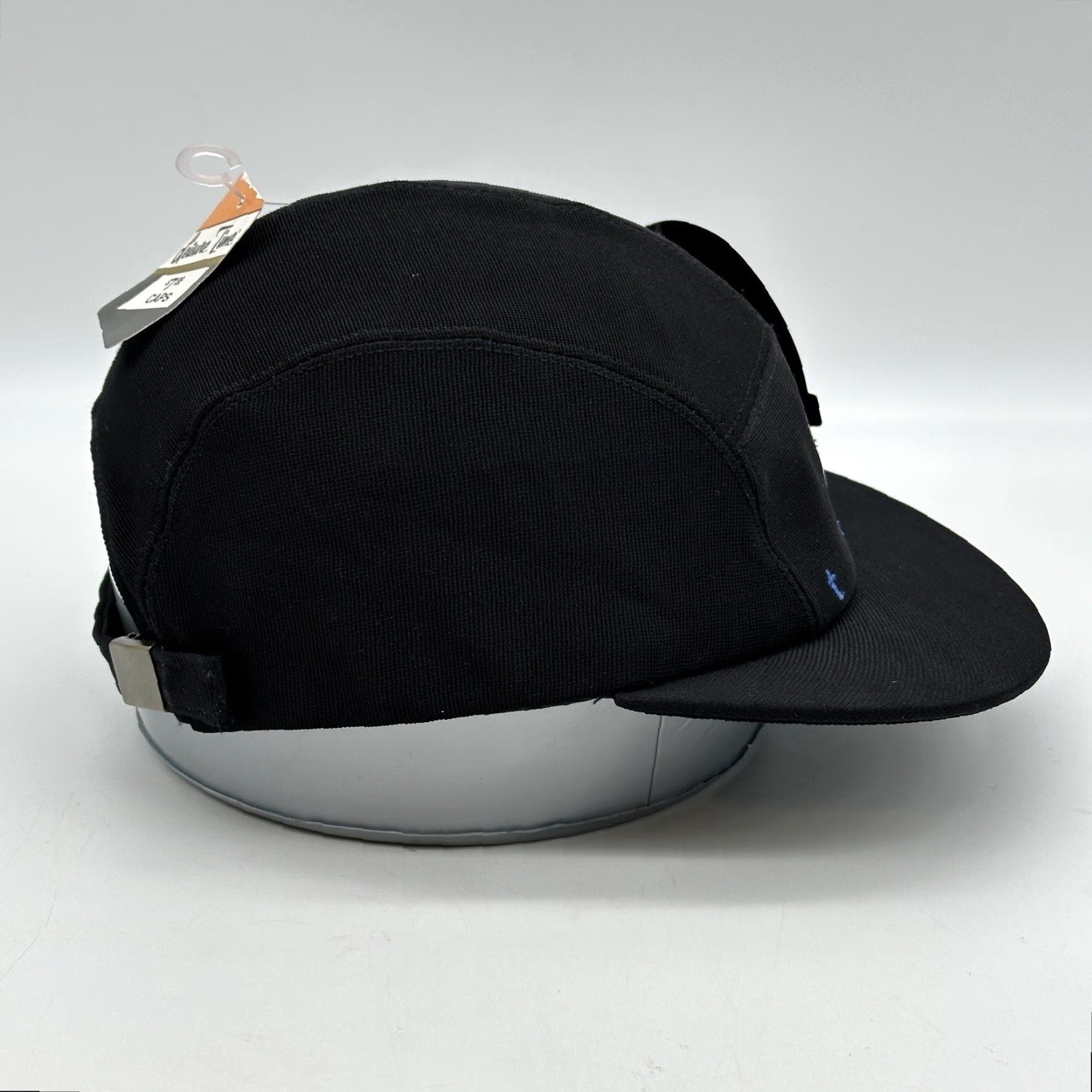 Vintage VINTAGE Warner Bros. Hat Cap 5 Panel Strap Back Black Taz 90s Cartoon 5 Panel NWT Mens Hat Size ONE SIZE - 6 Thumbnail