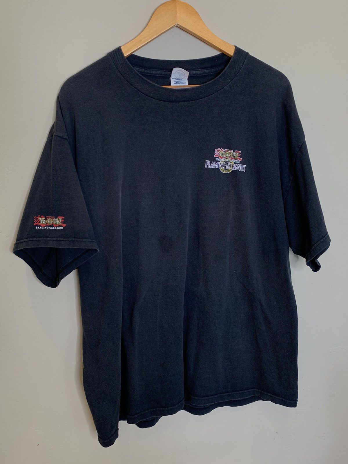 Vintage RARE* Vintage 1996 Yu-Gi-Oh Flaming Eternity Card Game Shirt Size US XL / EU 56 / 4 - 2 Thumbnail