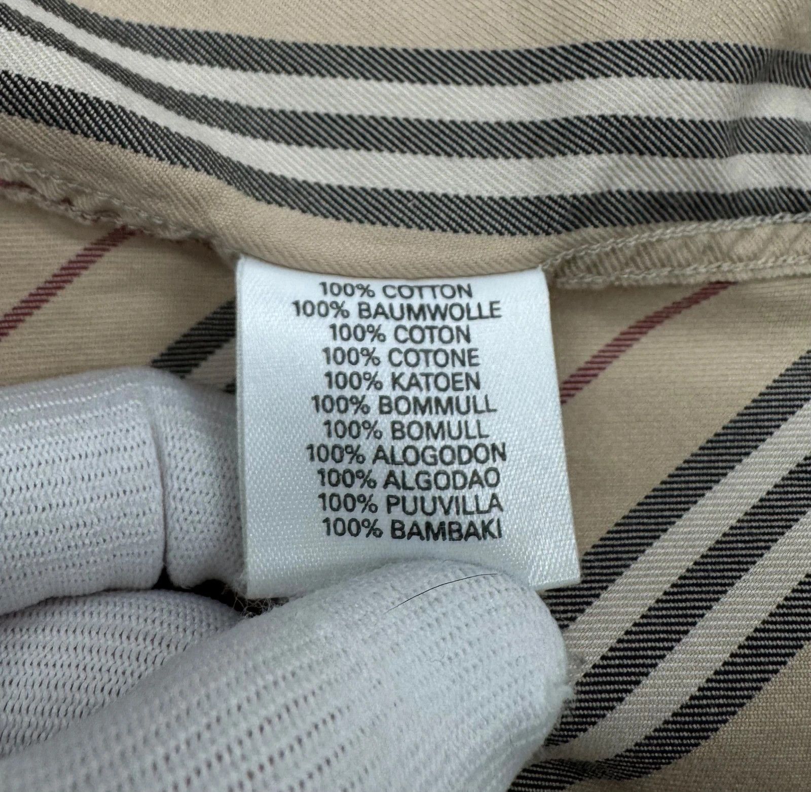Burberry Burberry London Striped Shirt 3/4 Sleeve Vintage size M Size M / US 6-8 / IT 42-44 - 15 Thumbnail