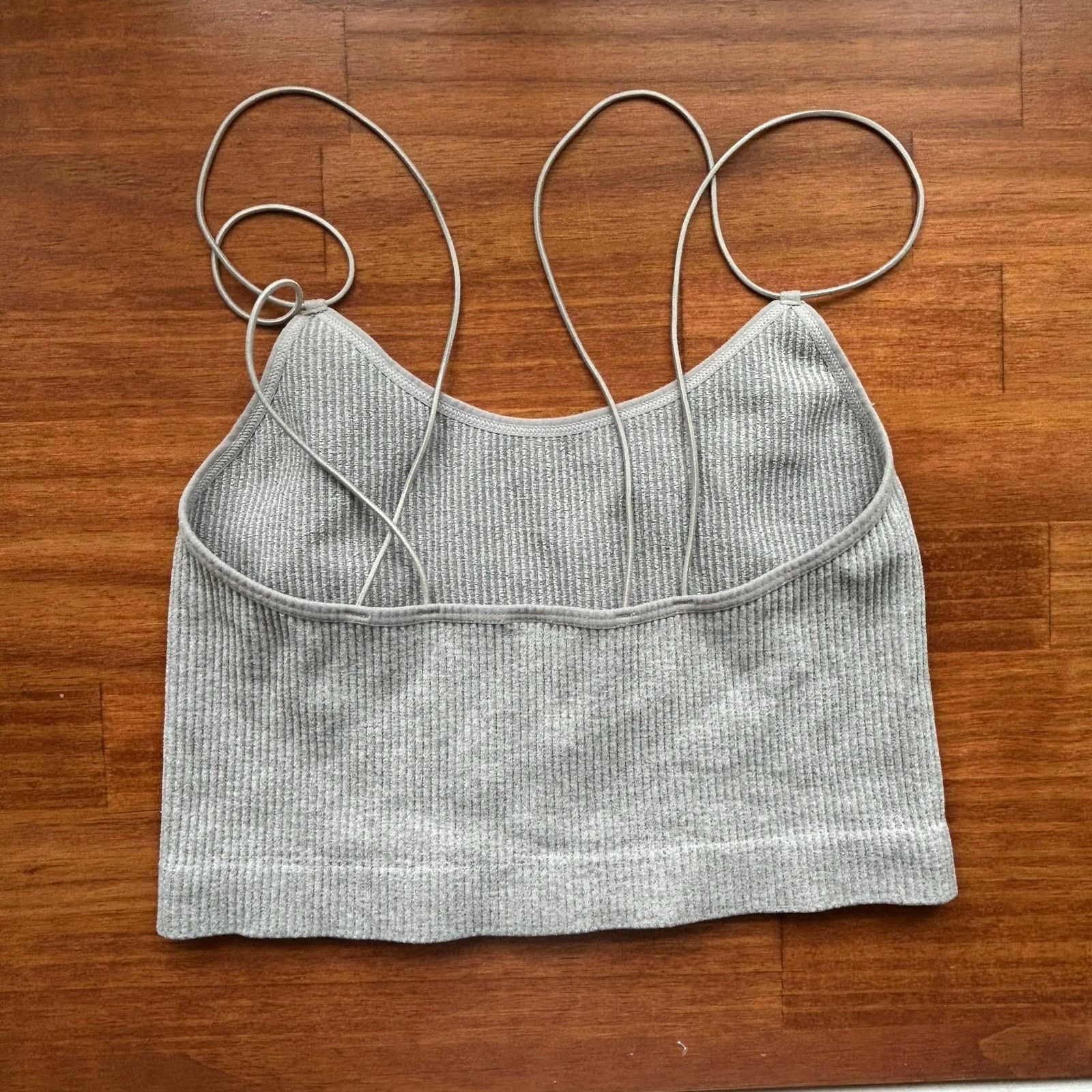 Forever 21 Gray Ribbed Women’s Cami Size S / US 4 / IT 40 - 4 Thumbnail