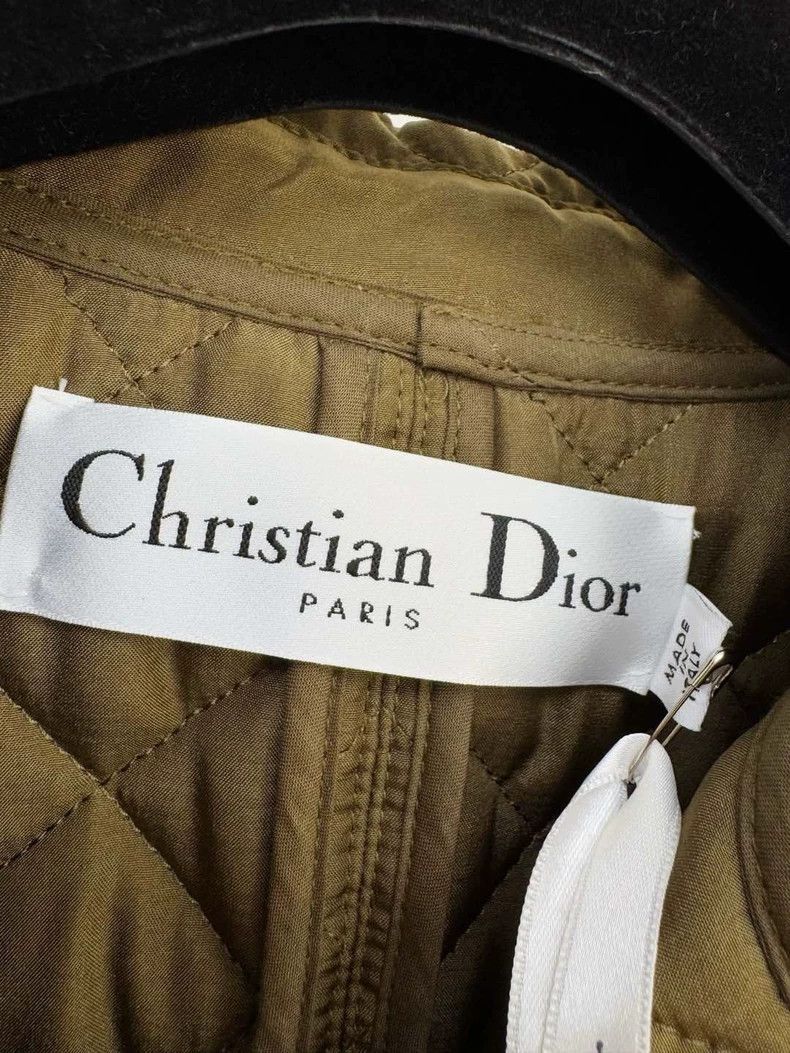 Dior Dior Olive Green Cotton Jacket with Tags-2505 Size S / US 4 / IT 40 - 2 Thumbnail