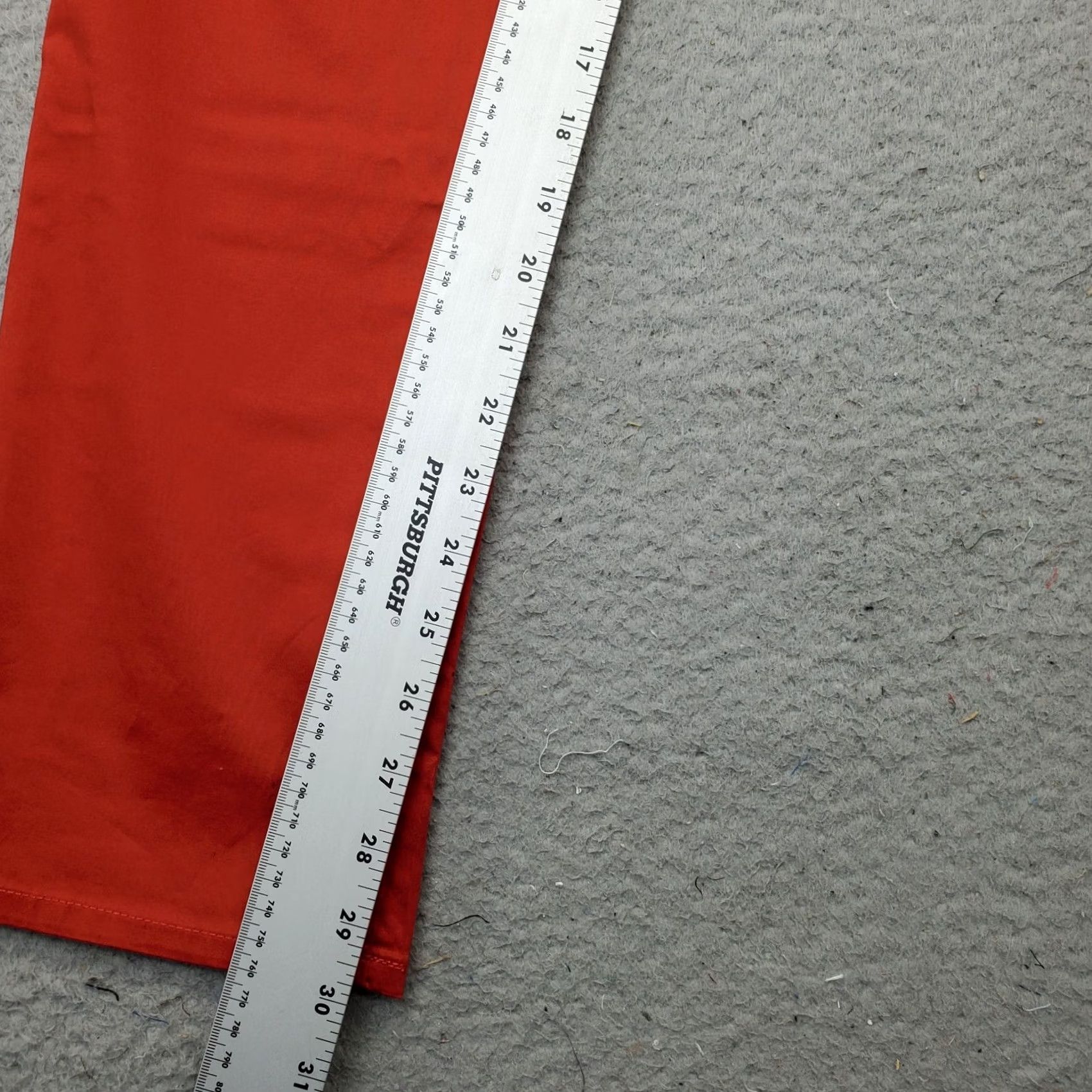 Calvin Klein Calvin Klein Jeans Womens Size 29 Red Denim 5 Pockets Dark Wash Slim Fit 5-Pocket Design Jeans Size 29" - 4 Thumbnail